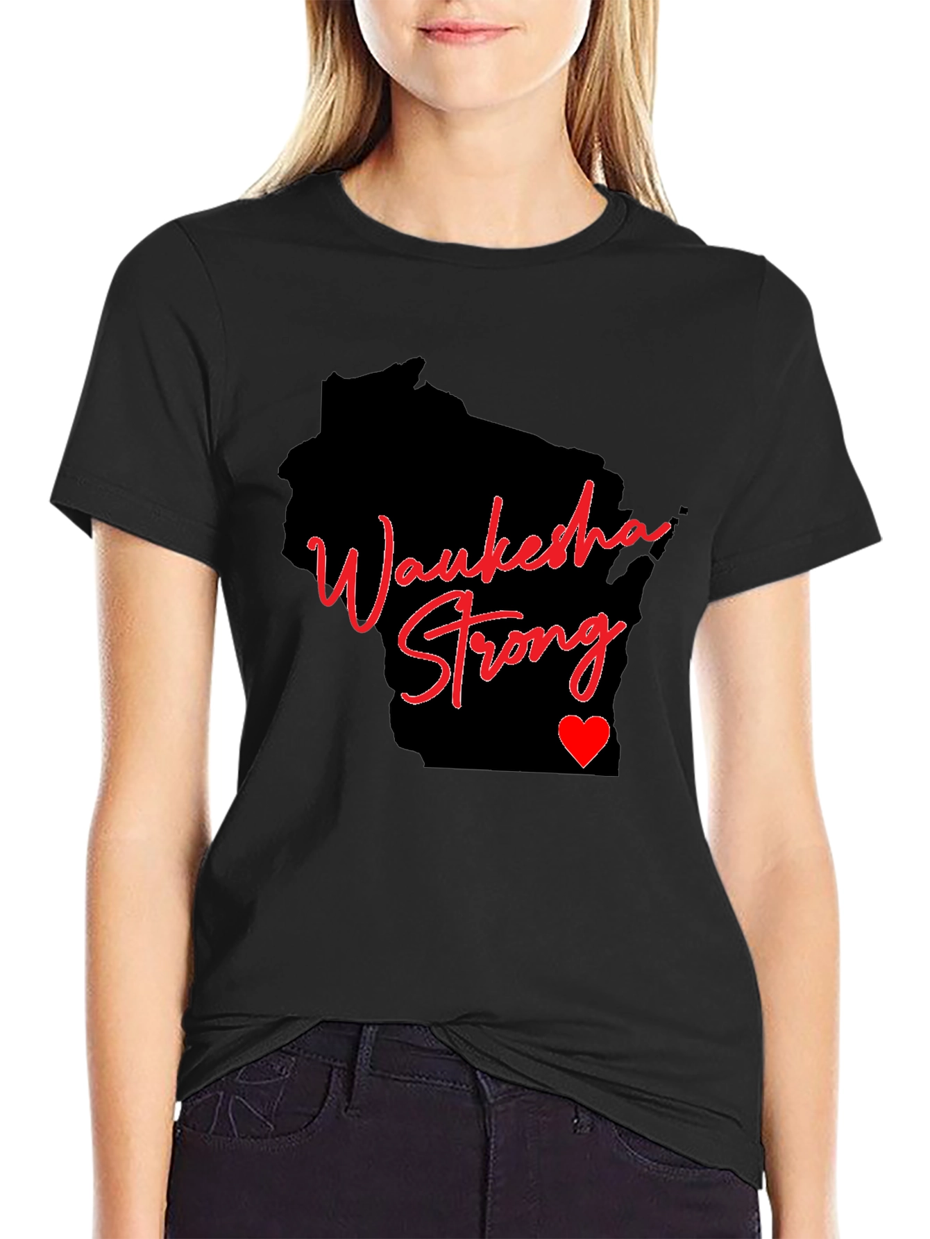 Waukesha Strong T-Shirt - Support Wisconsin