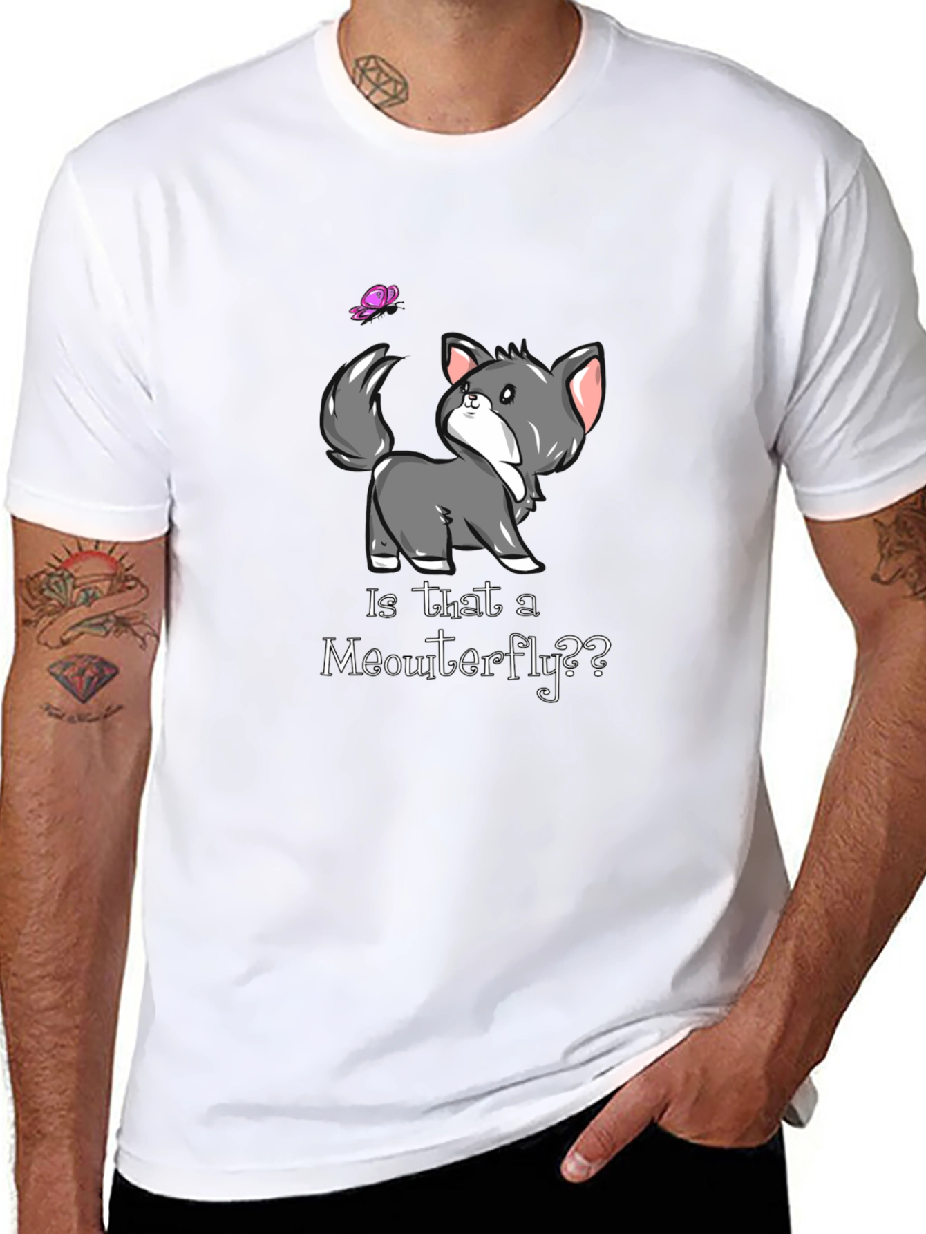 Is That a Meowterfly? Cat Lover T-Shirt