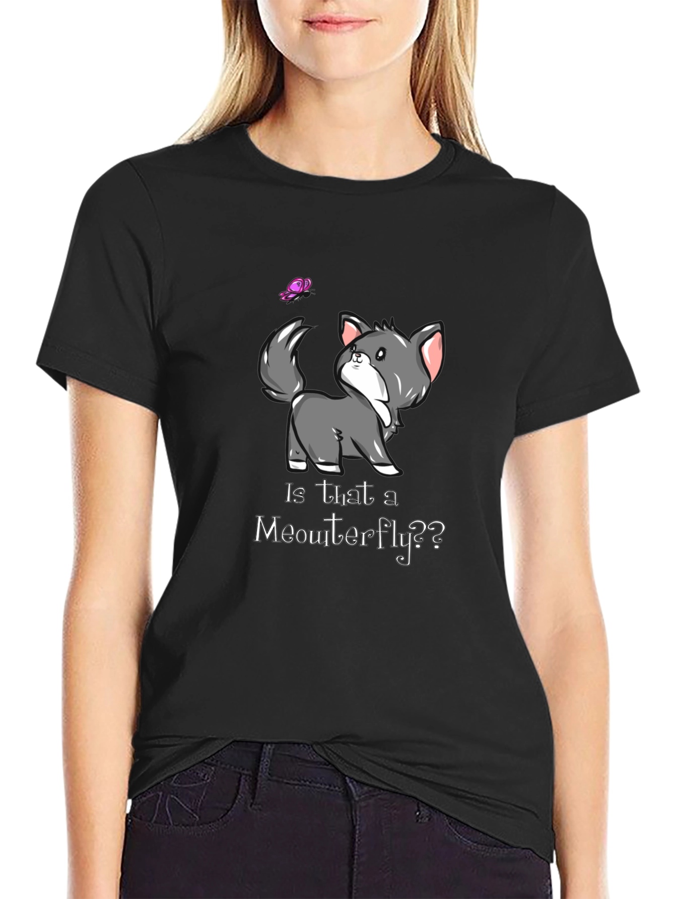 Is That a Meowterfly? Cat Lover T-Shirt