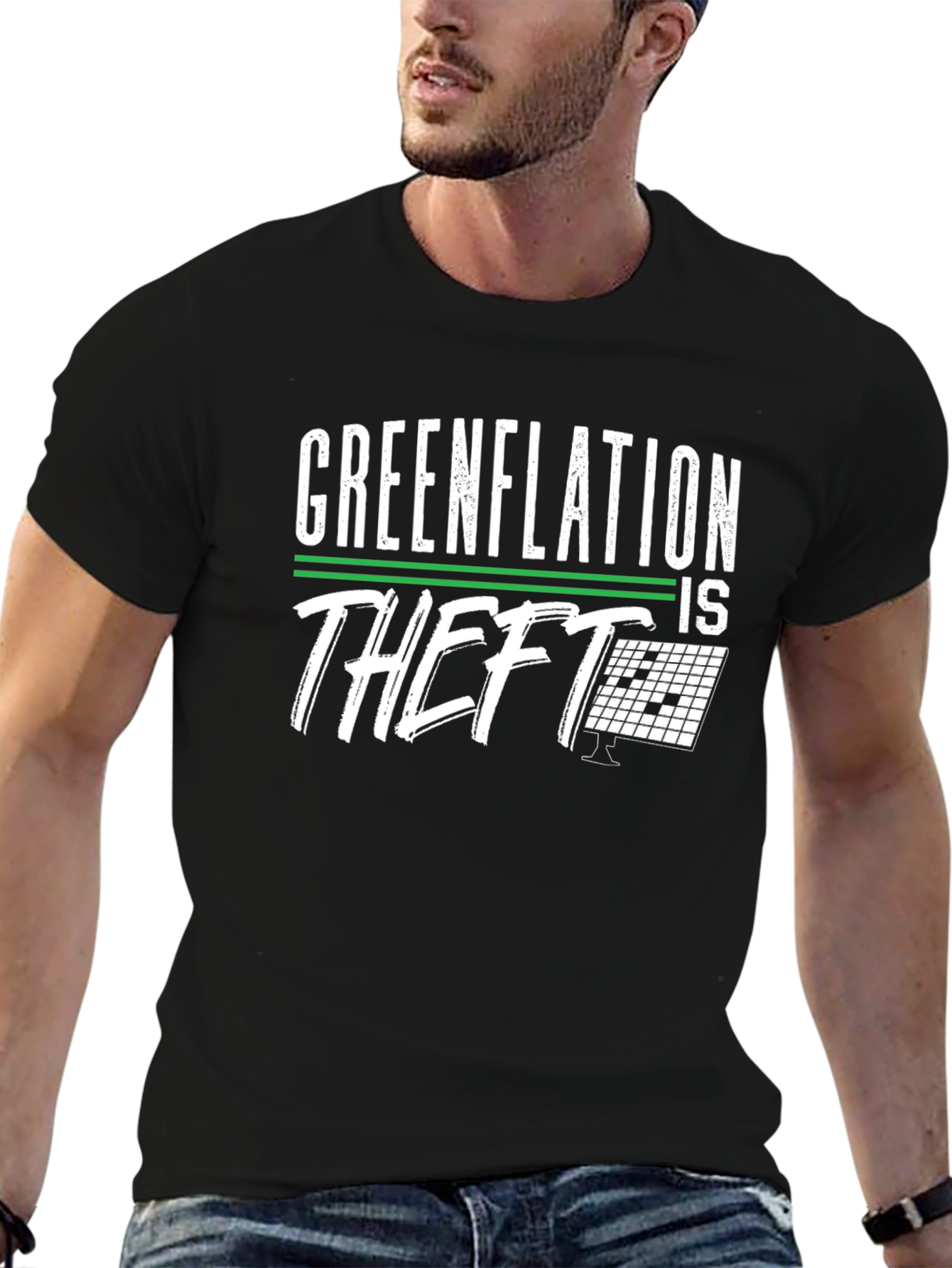 Greenflation is Theft Graphic T-Shirt