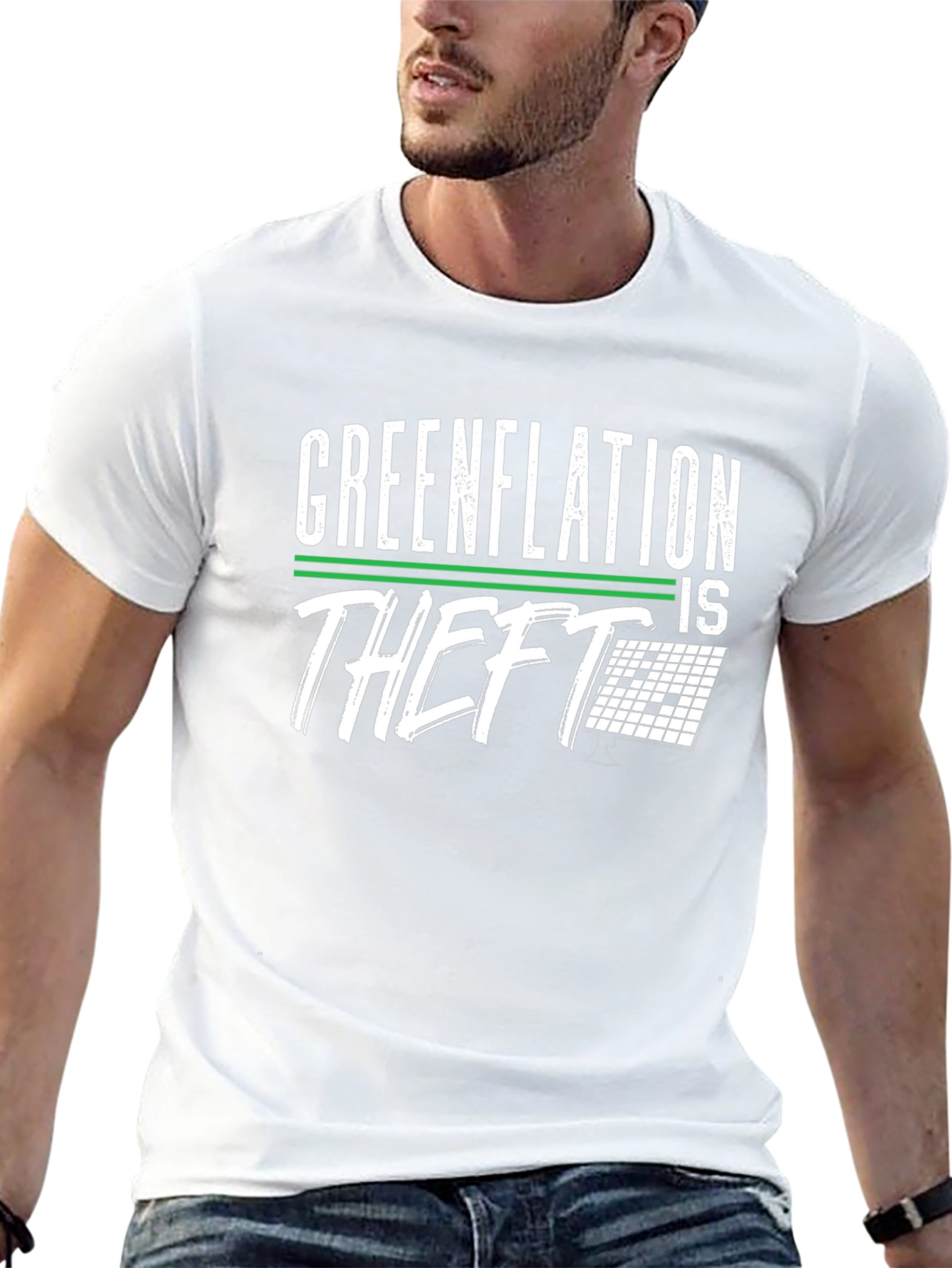 Greenflation is Theft Graphic T-Shirt