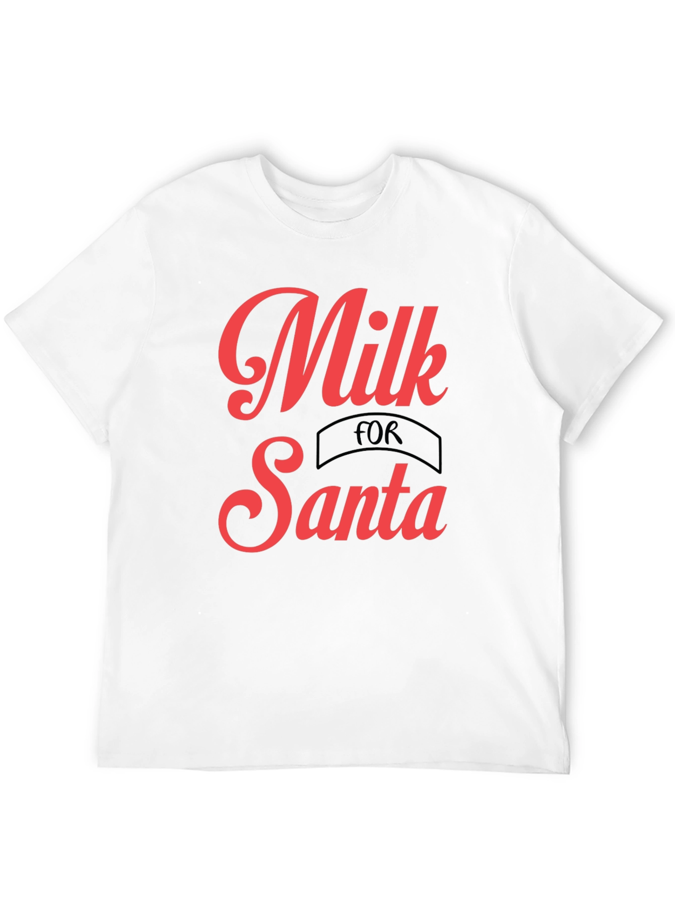 Milk for Santa Graphic Tee - Holiday Shirt