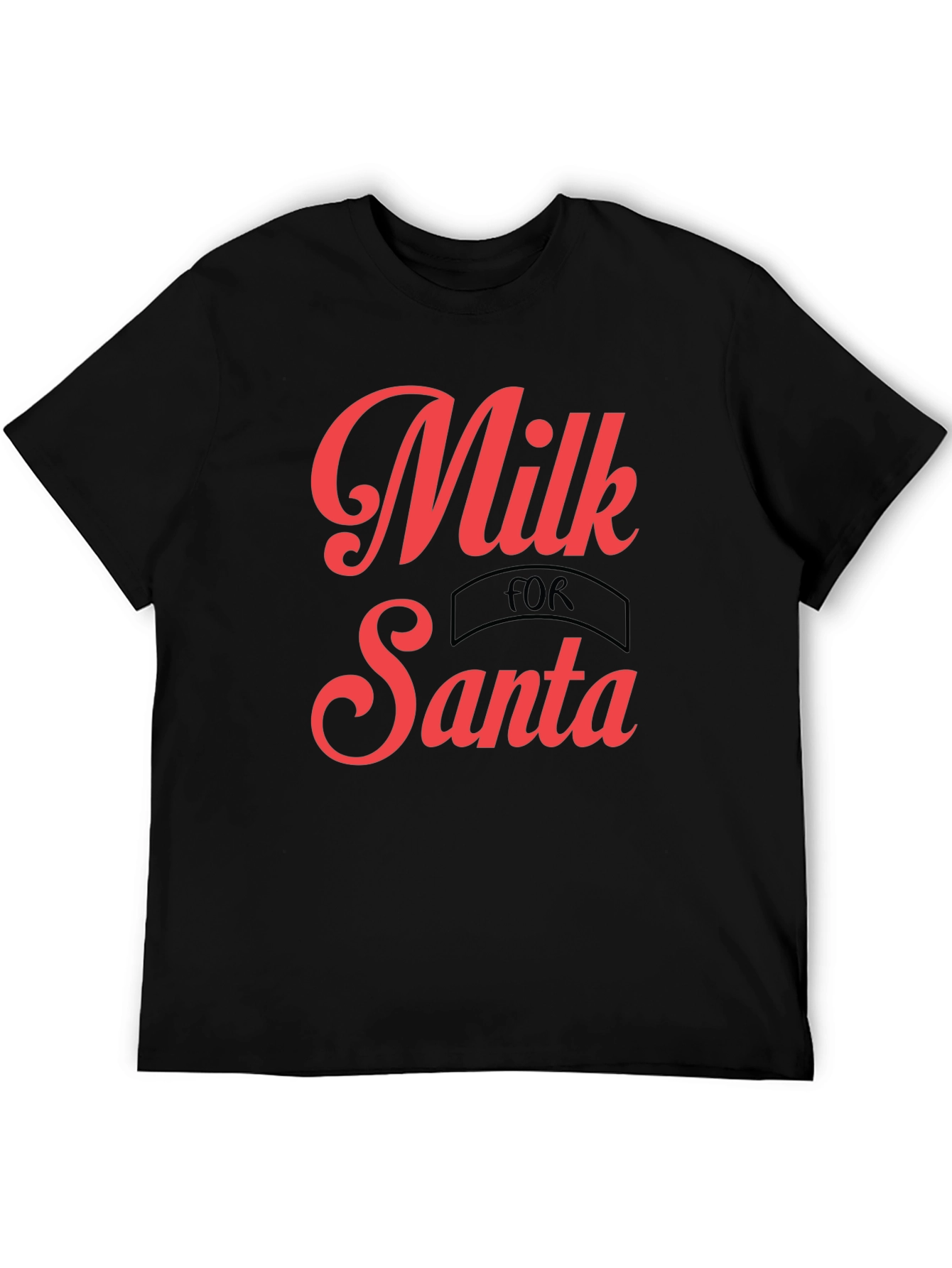 Milk for Santa Graphic Tee - Holiday Shirt