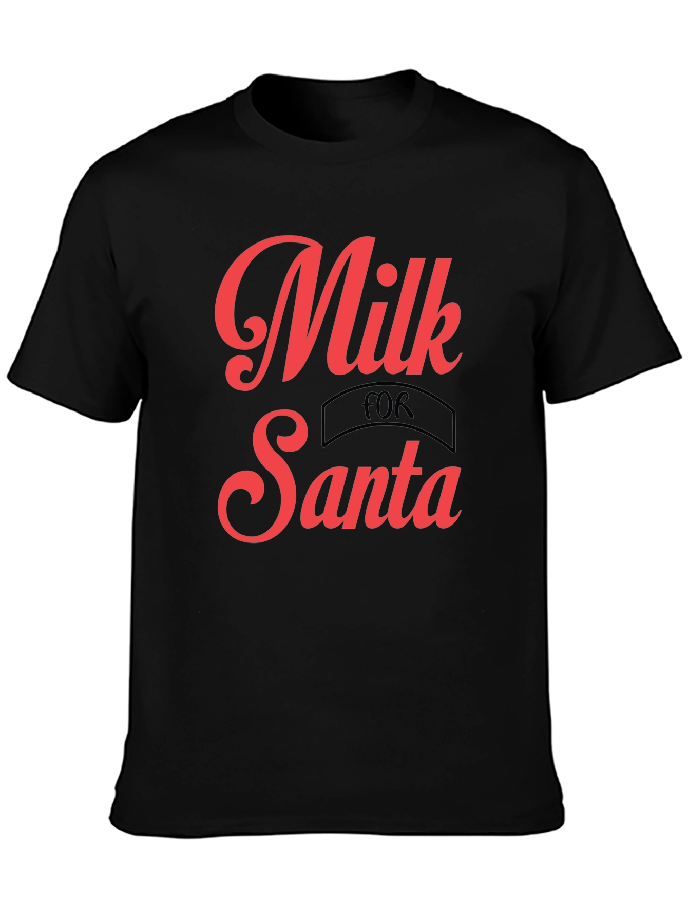 Milk for Santa Graphic Tee - Holiday Shirt