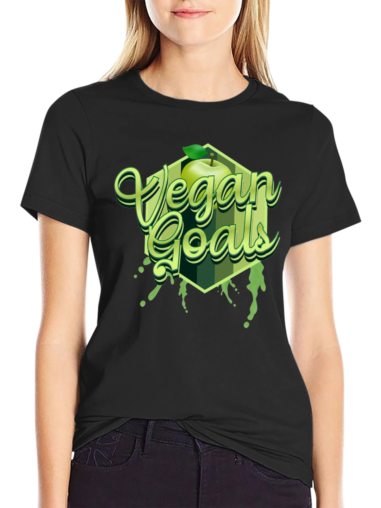 Vegan Goals Apple T-Shirt