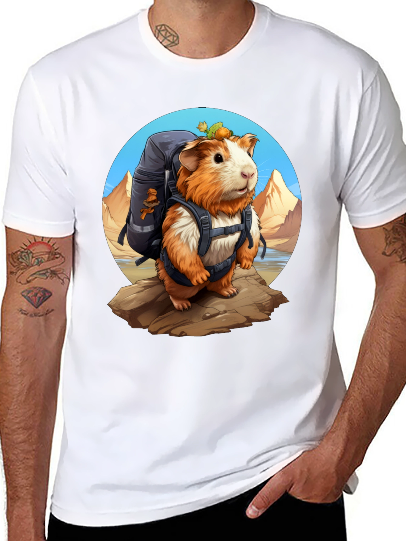 Adventurous Guinea Pig T-Shirt