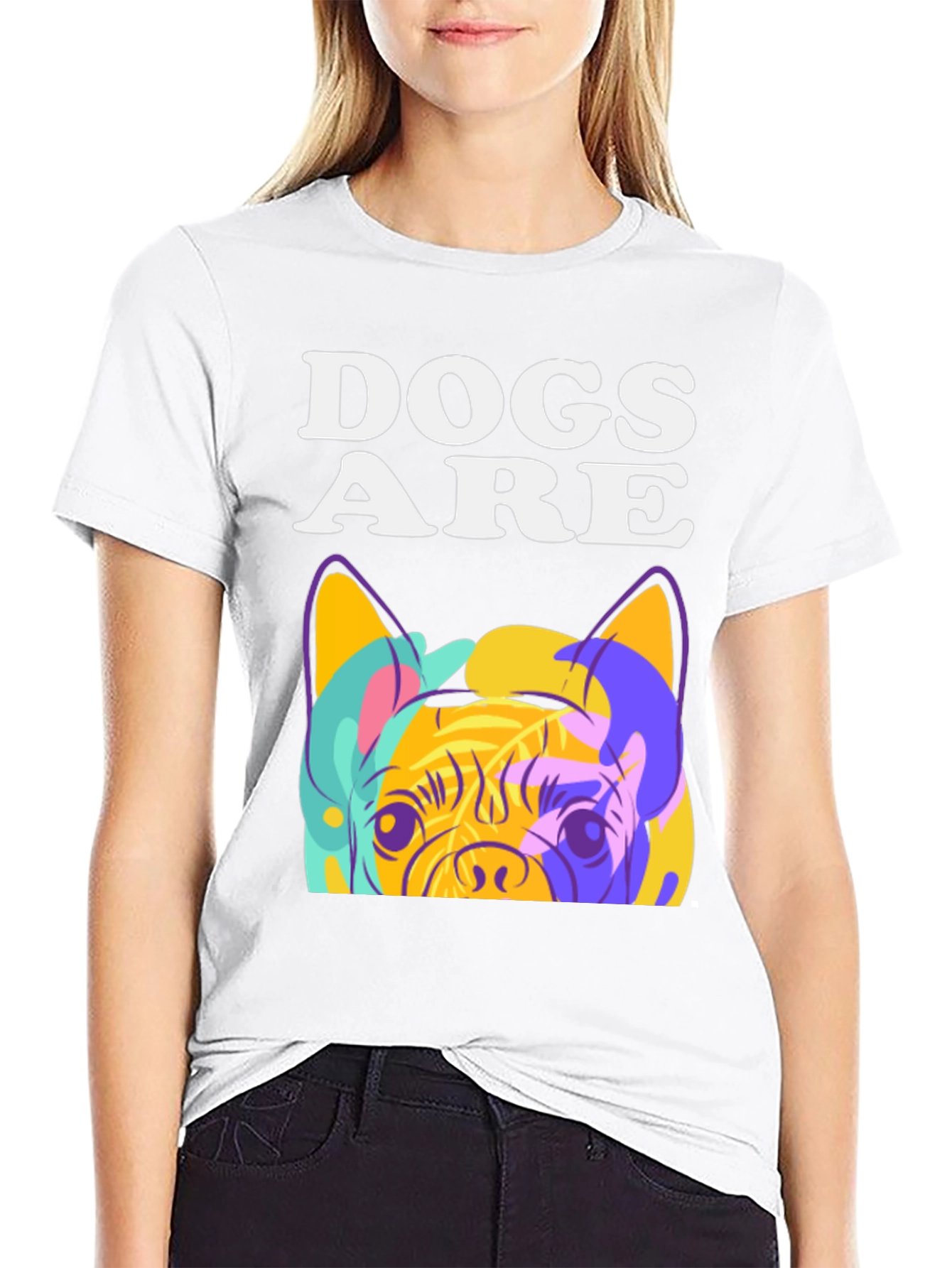 Dogs Are T-Shirt: Pop Art Pug Graphic Tee