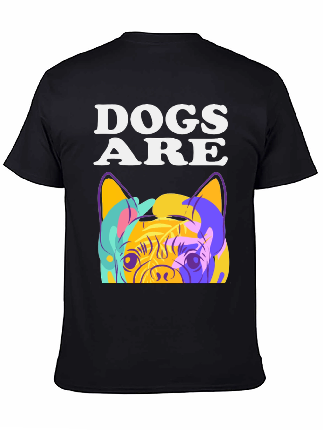 Dogs Are T-Shirt: Pop Art Pug Graphic Tee