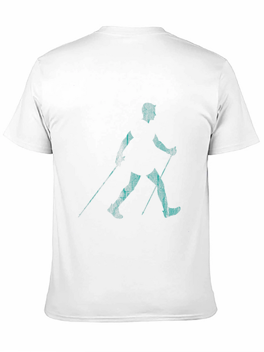 Nordic Walking Black T-Shirt