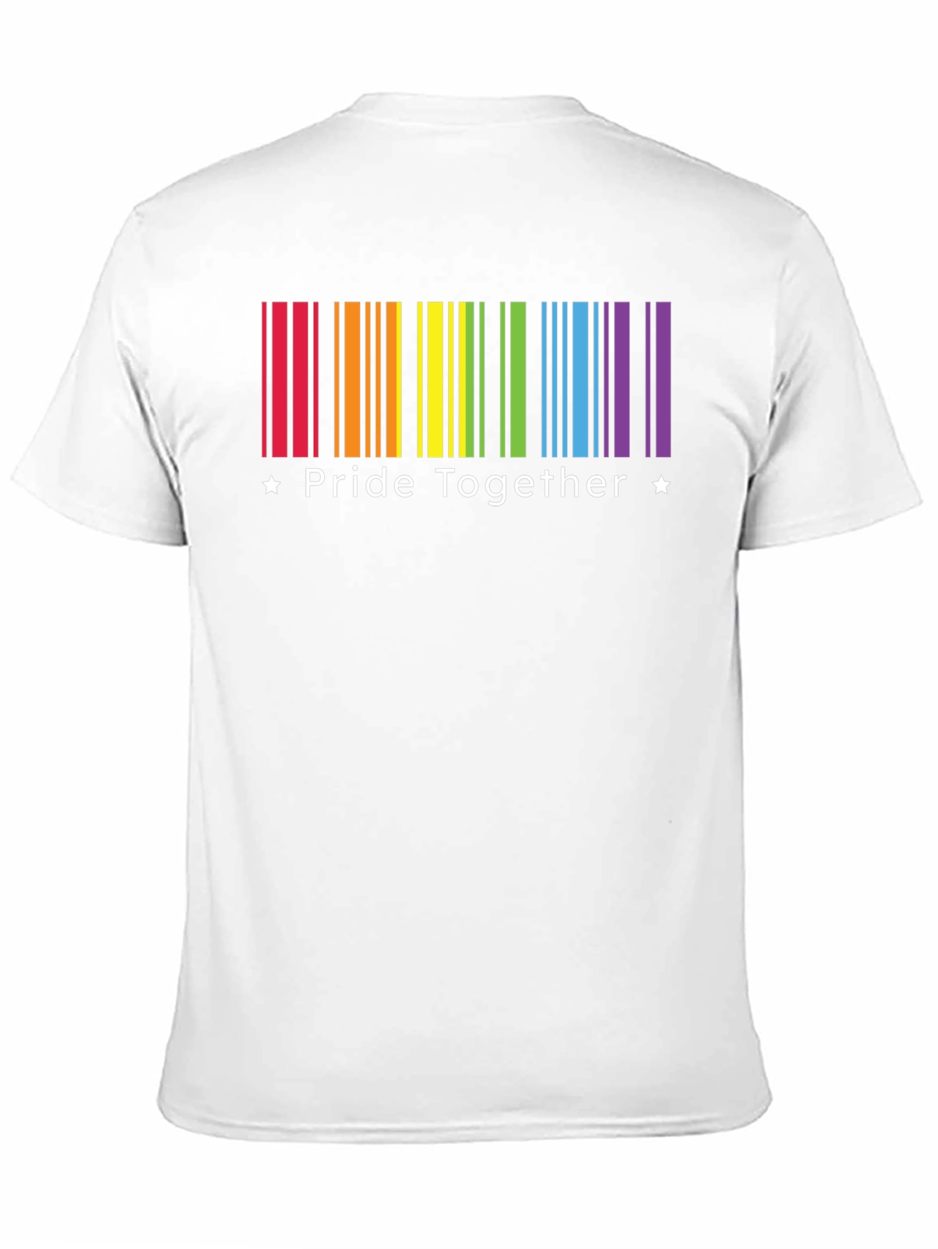 Pride Together Rainbow Barcode T-Shirt