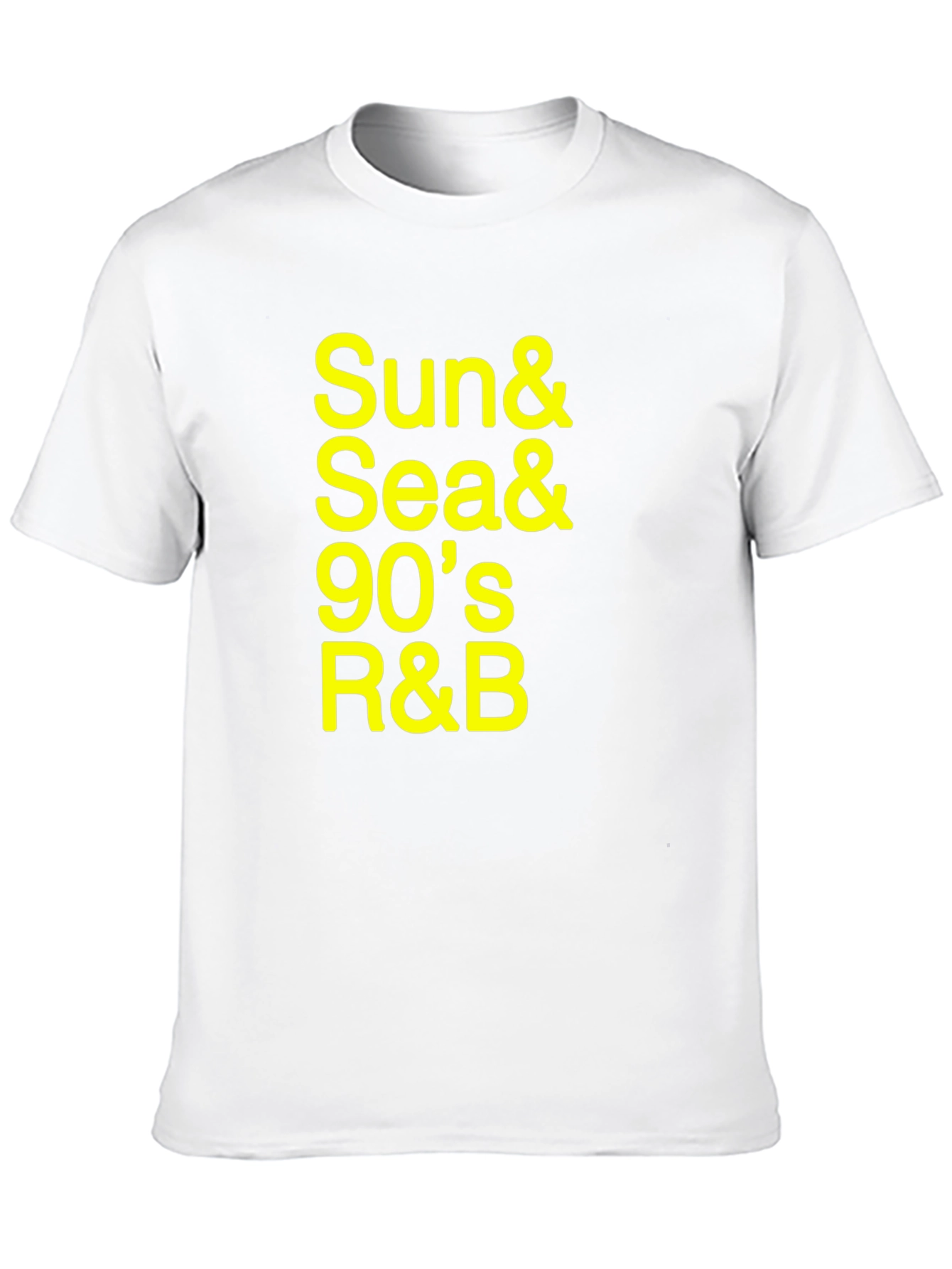 Sun & Sea 90s R&B Black Graphic Tee