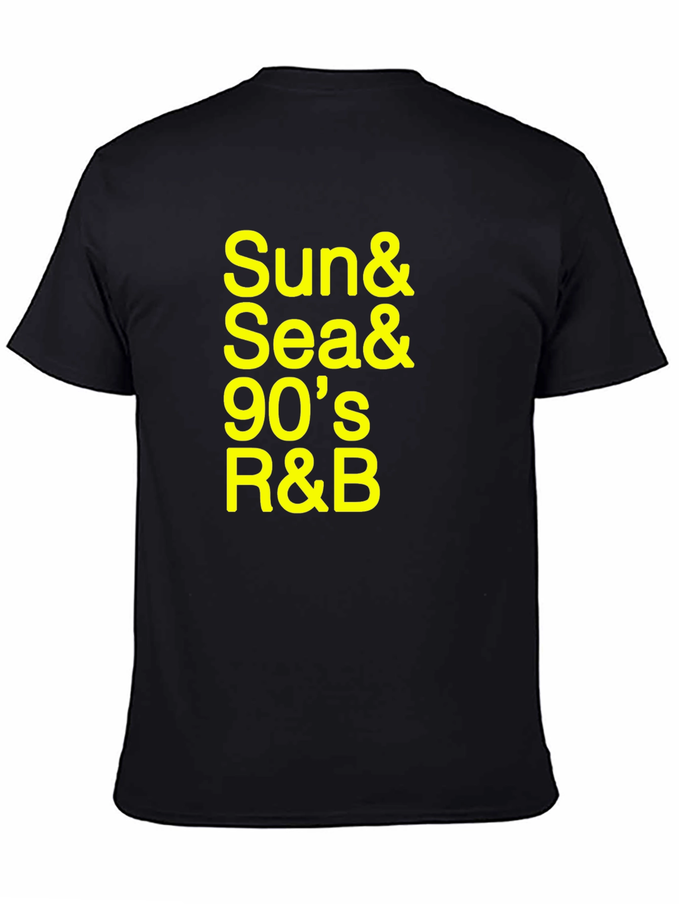 Sun & Sea 90s R&B Black Graphic Tee