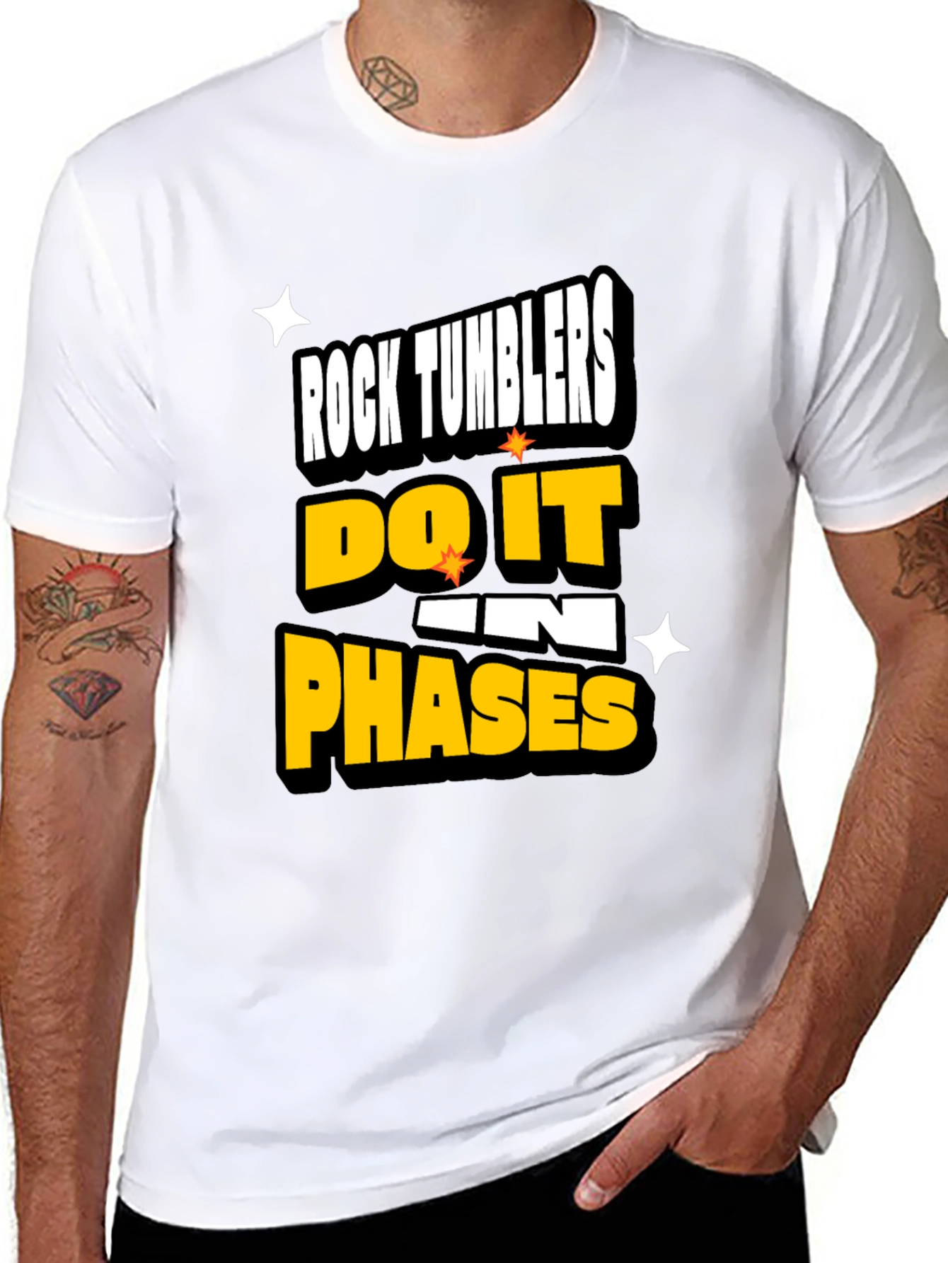 Rock Tumblers Do It In Phases Funny T-Shirt