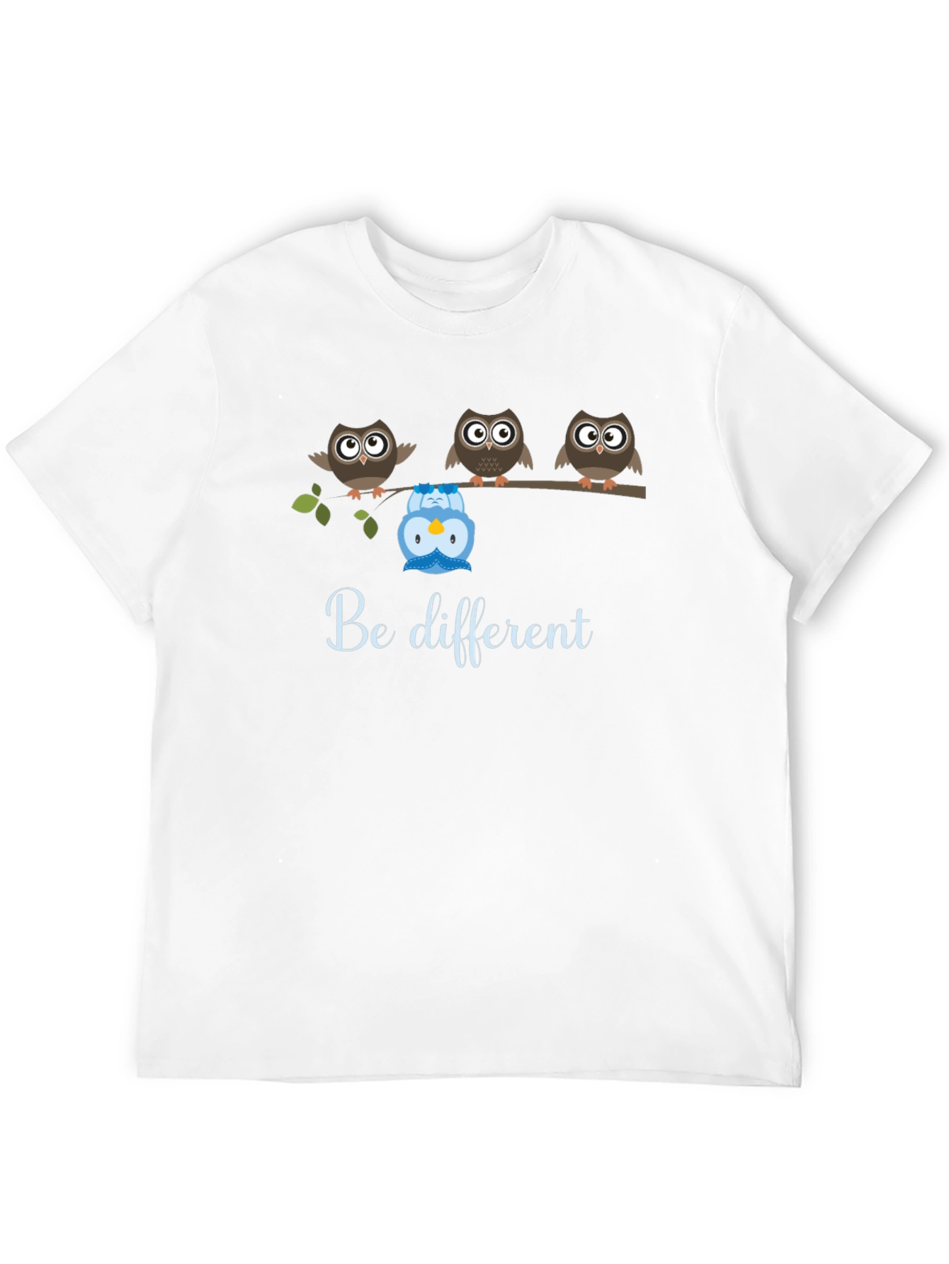 Be Different Owl T-Shirt - Unique Graphic Tee