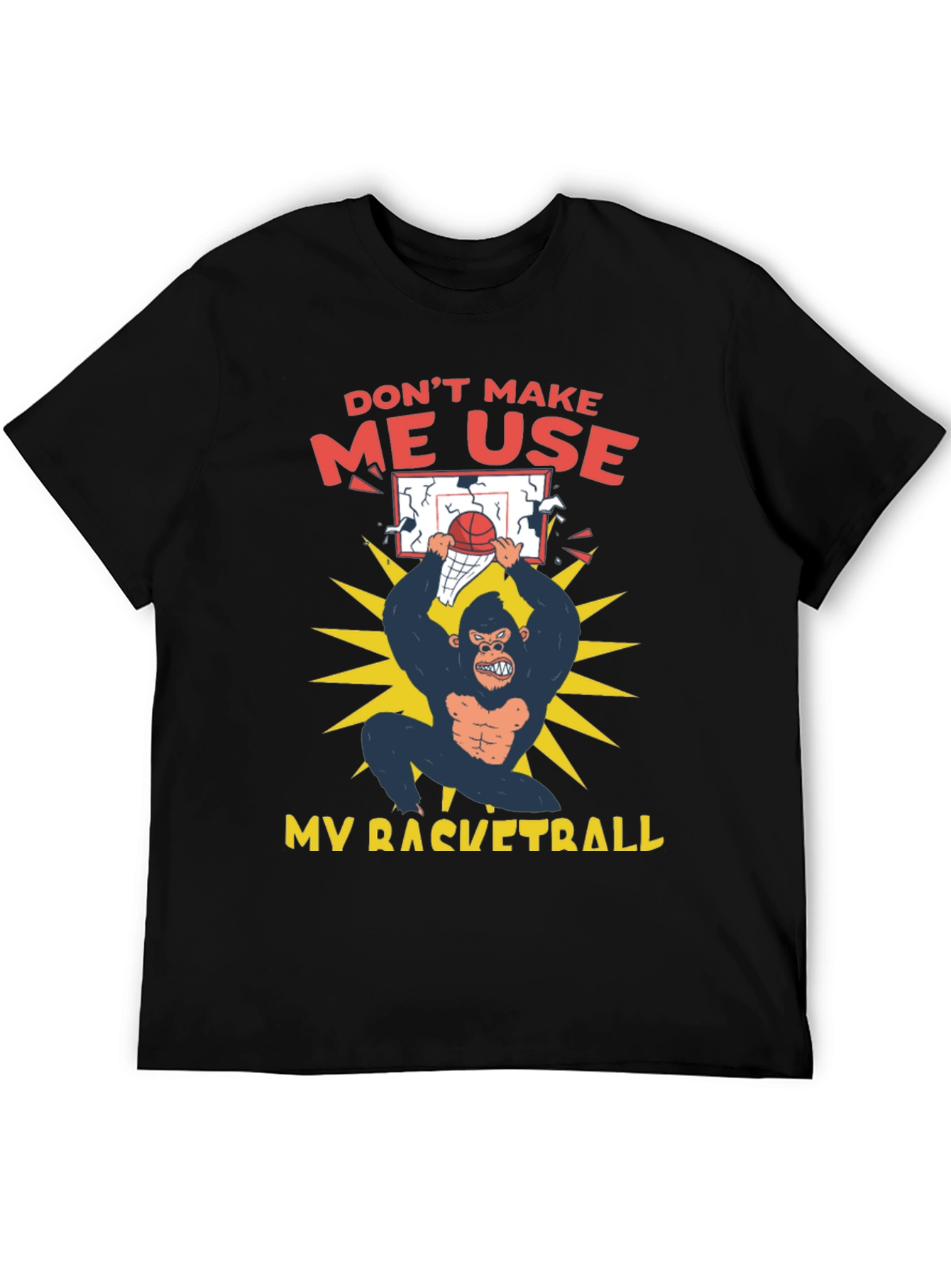 Funny Gorilla Basketball T-Shirt