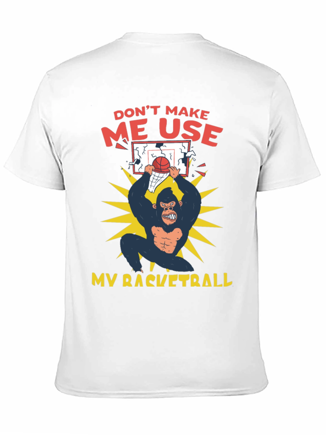 Funny Gorilla Basketball T-Shirt