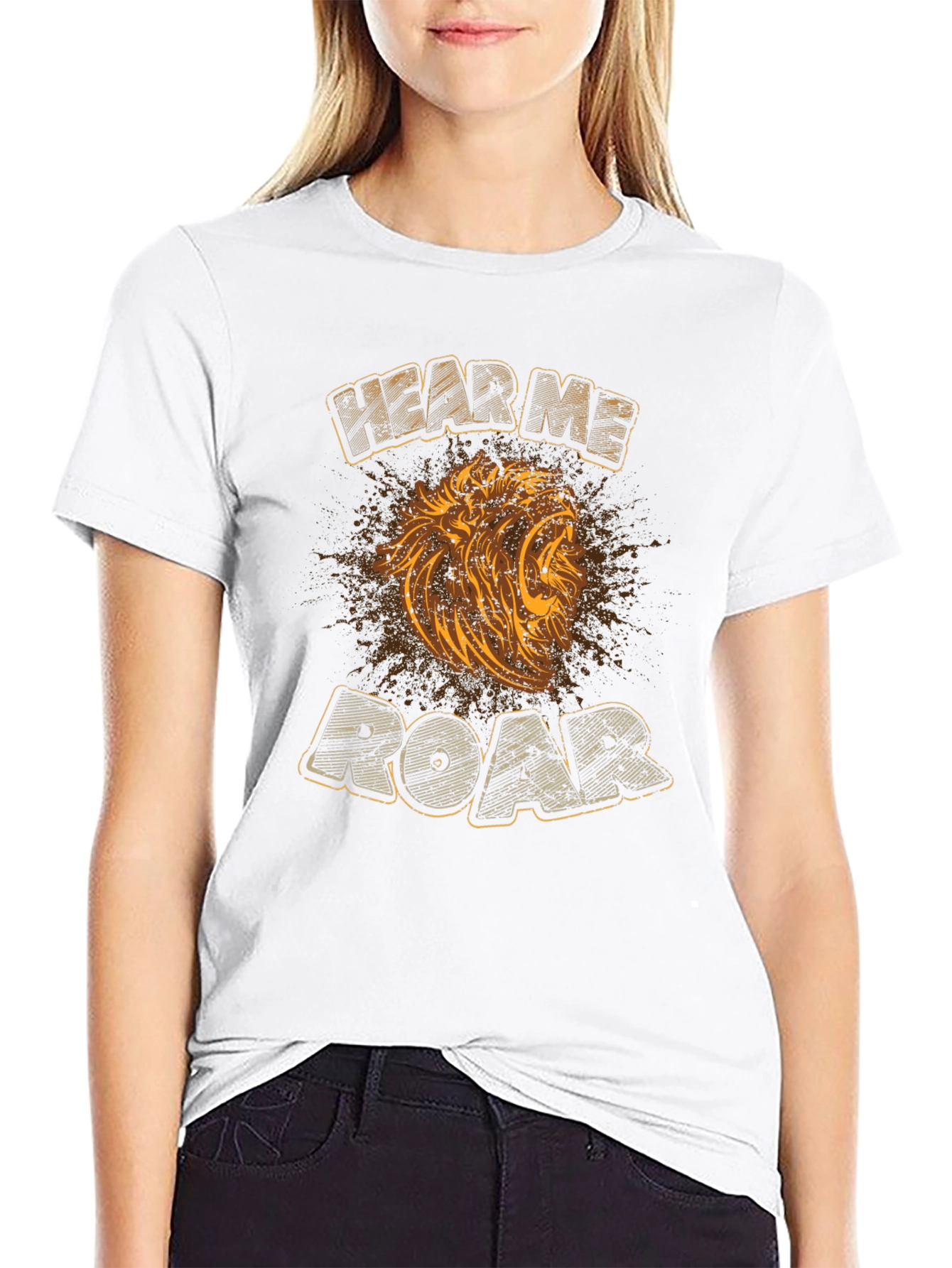 Hear Me Roar T-Shirt - Lion Graphic Tee