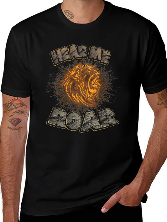 Hear Me Roar T-Shirt - Lion Graphic Tee