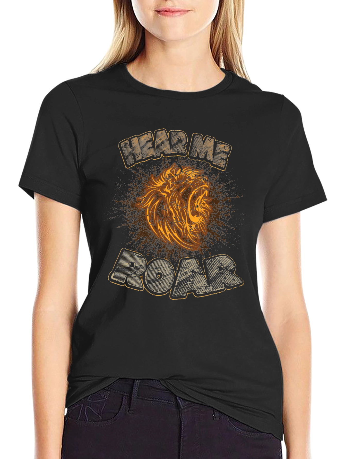 Hear Me Roar T-Shirt - Lion Graphic Tee