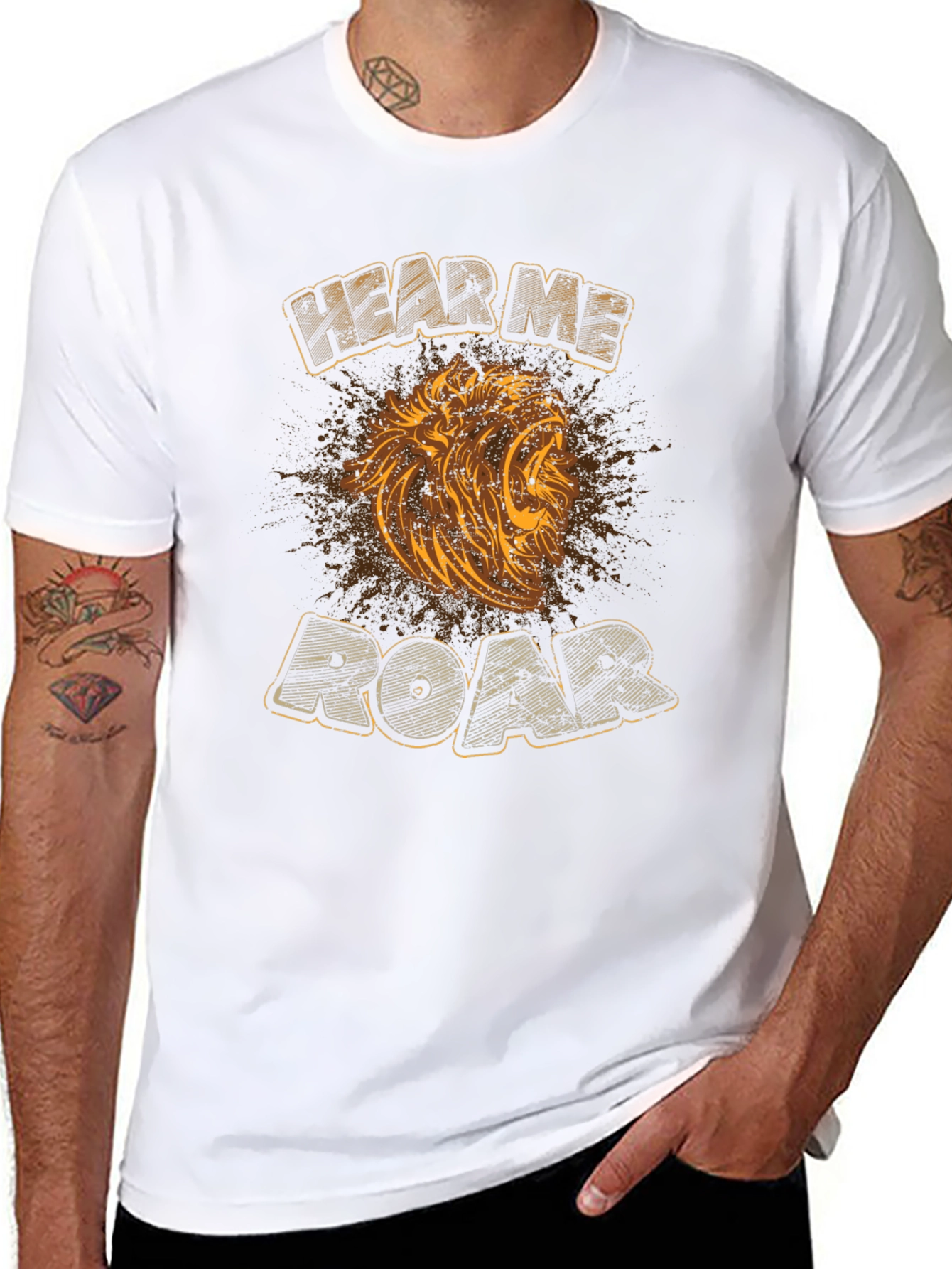 Hear Me Roar T-Shirt - Lion Graphic Tee