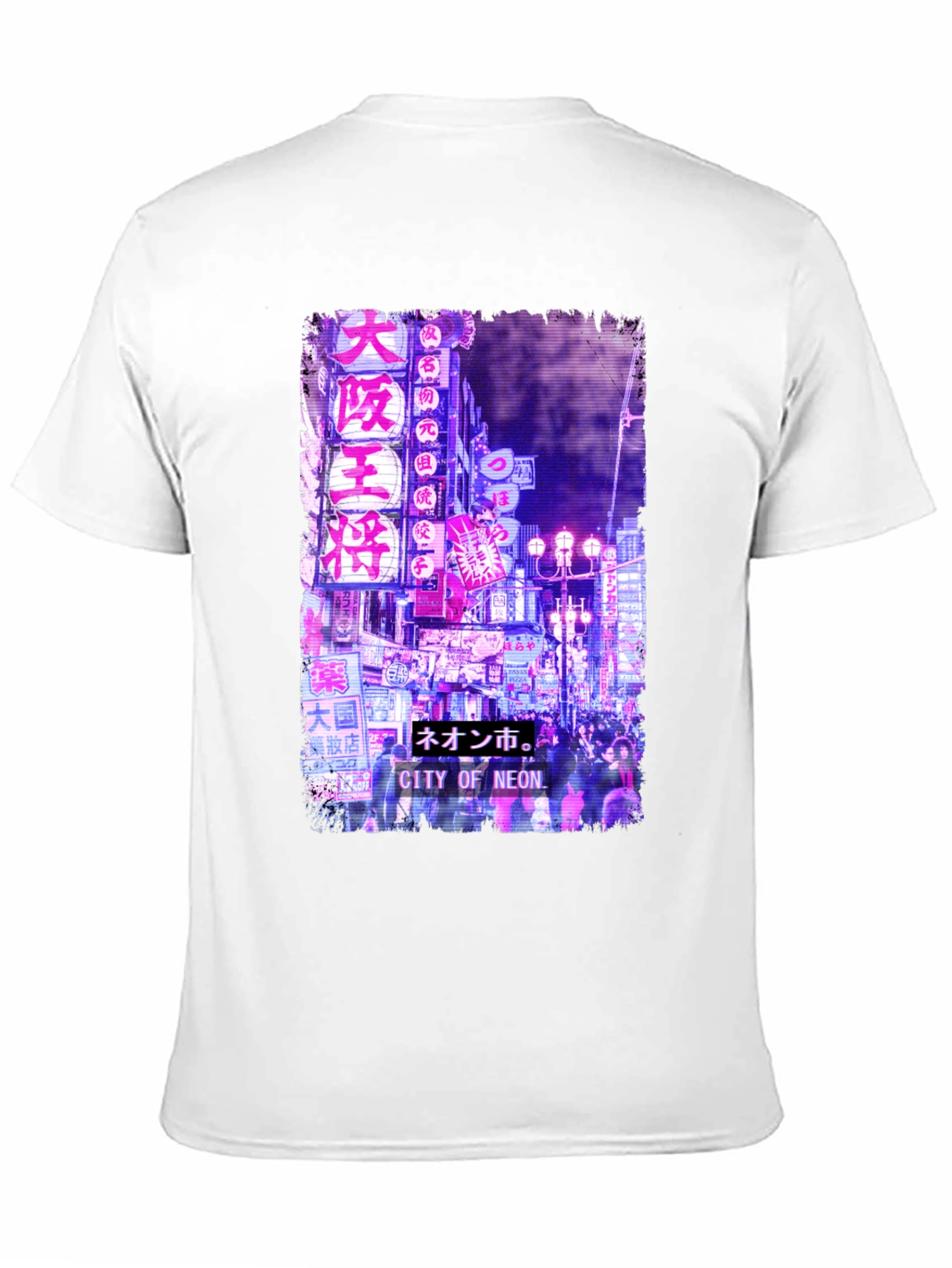 City of Neon T-Shirt - Urban Japanese Streetwear