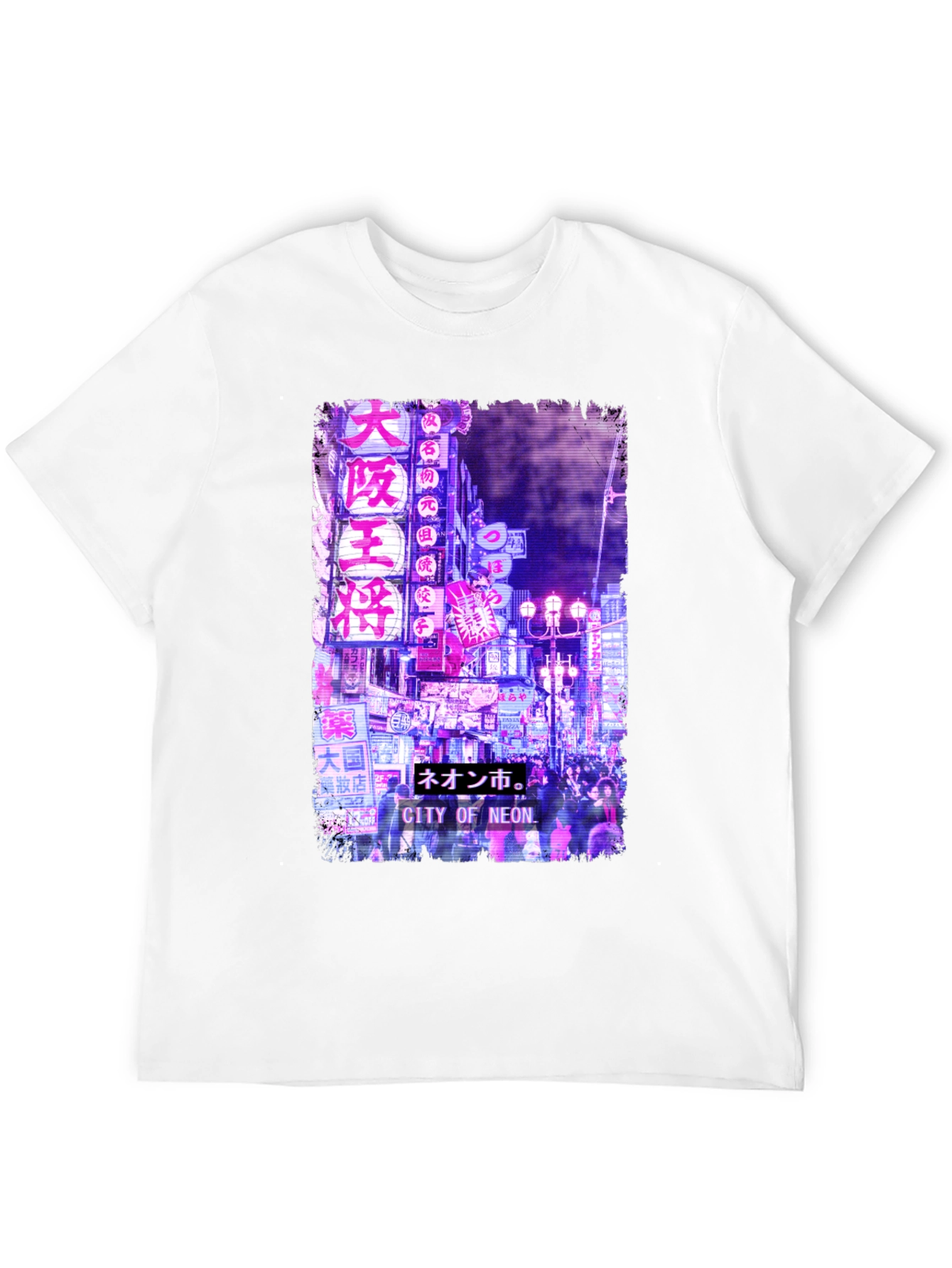 City of Neon T-Shirt - Urban Japanese Streetwear