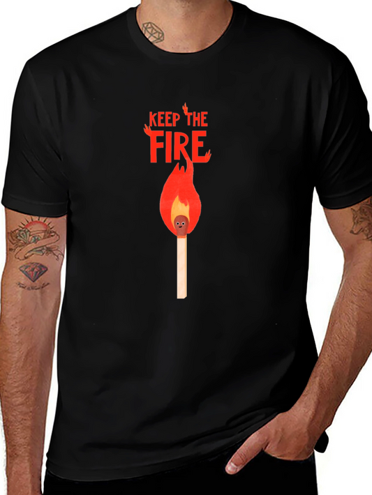 Keep The Fire Graphic T-Shirt