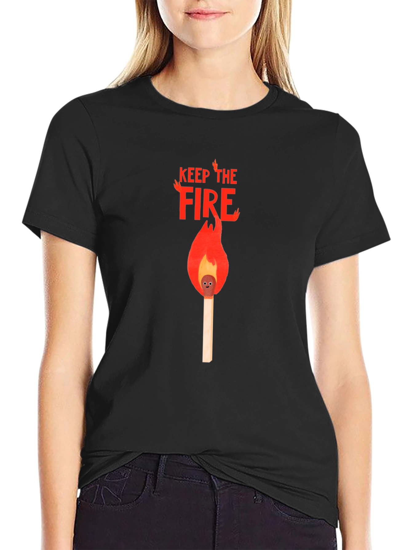 Keep The Fire Graphic T-Shirt
