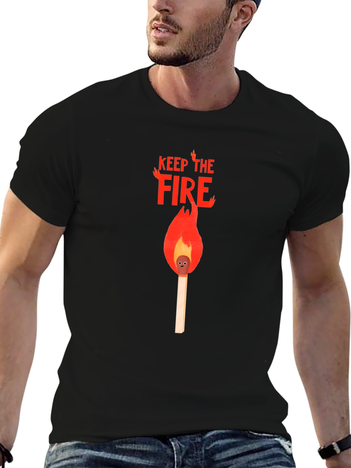 Keep The Fire Graphic T-Shirt