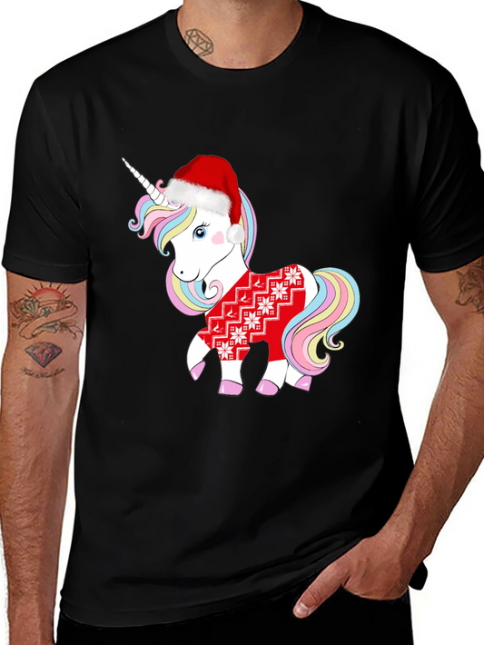 Christmas Unicorn Graphic Tee