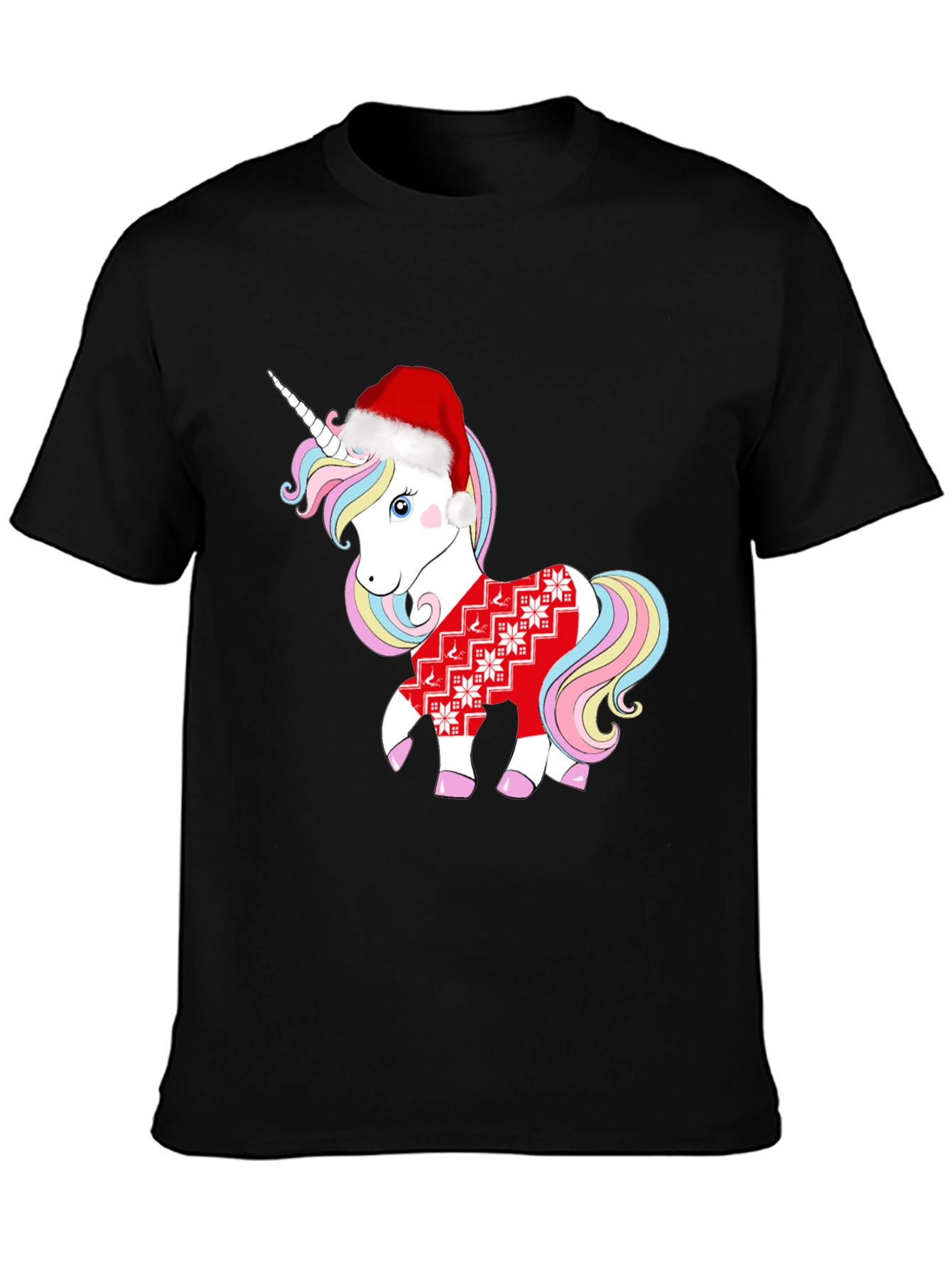 Christmas Unicorn Graphic Tee