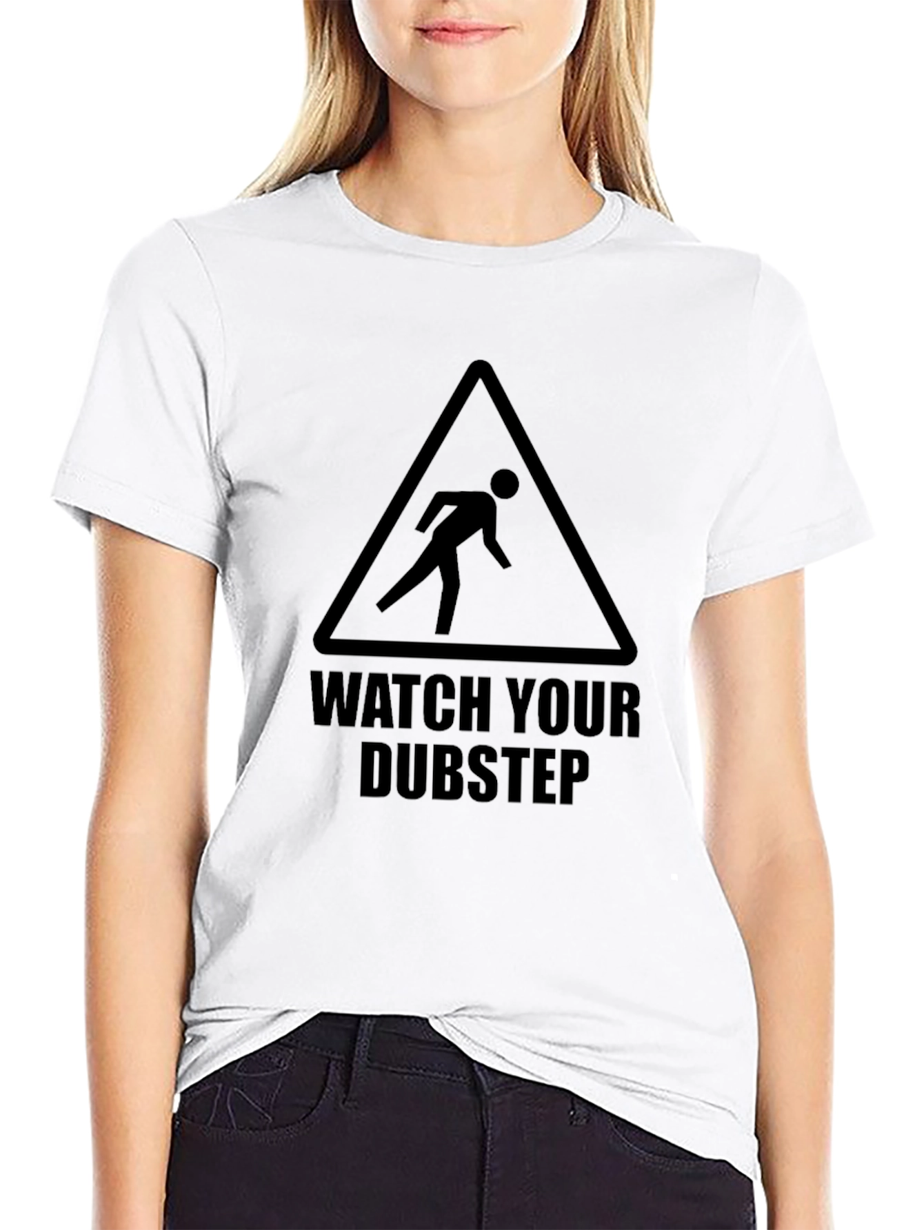 Watch Your Dubstep Graphic T-Shirt - Black
