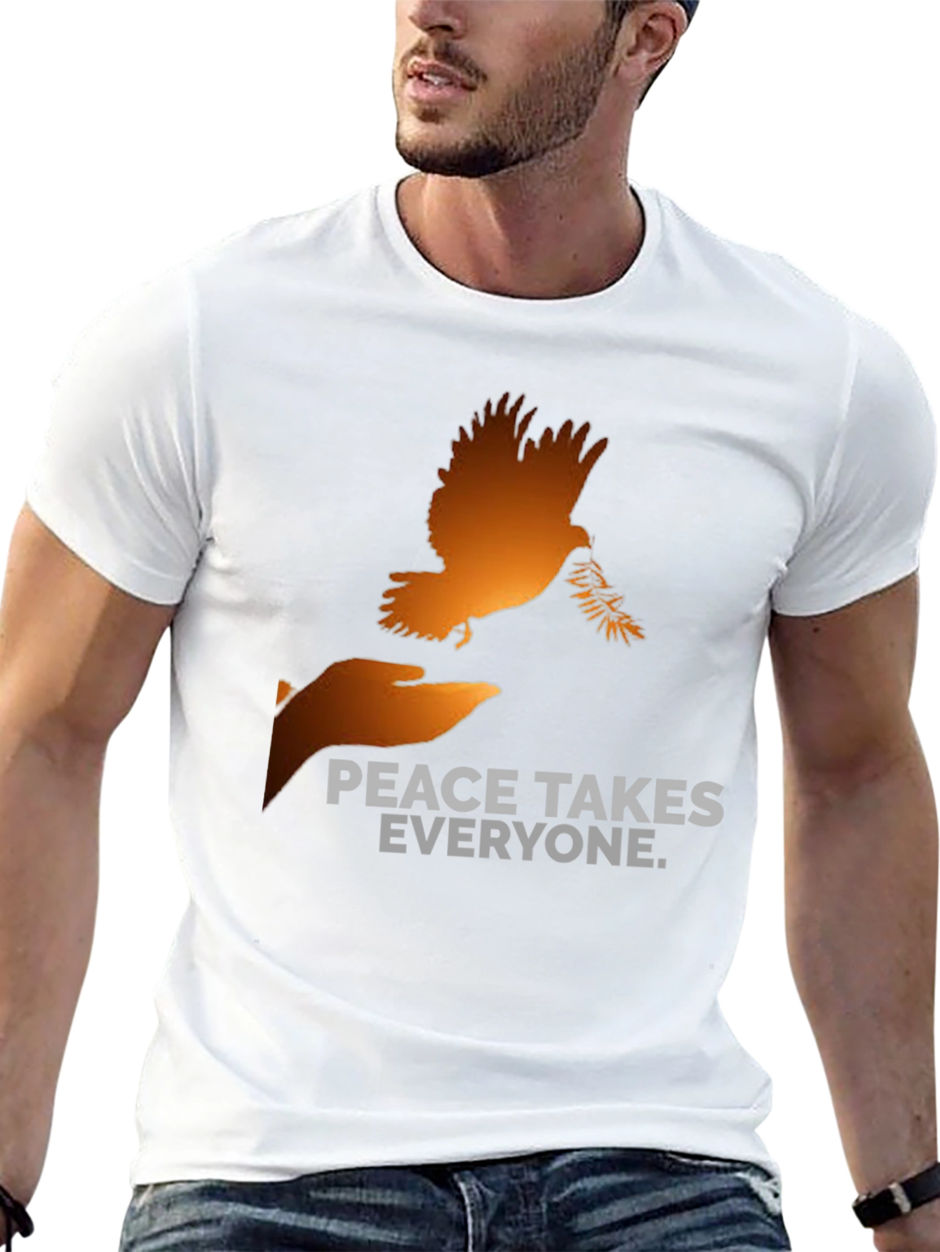 Peace Takes Everyone Graphic T-Shirt