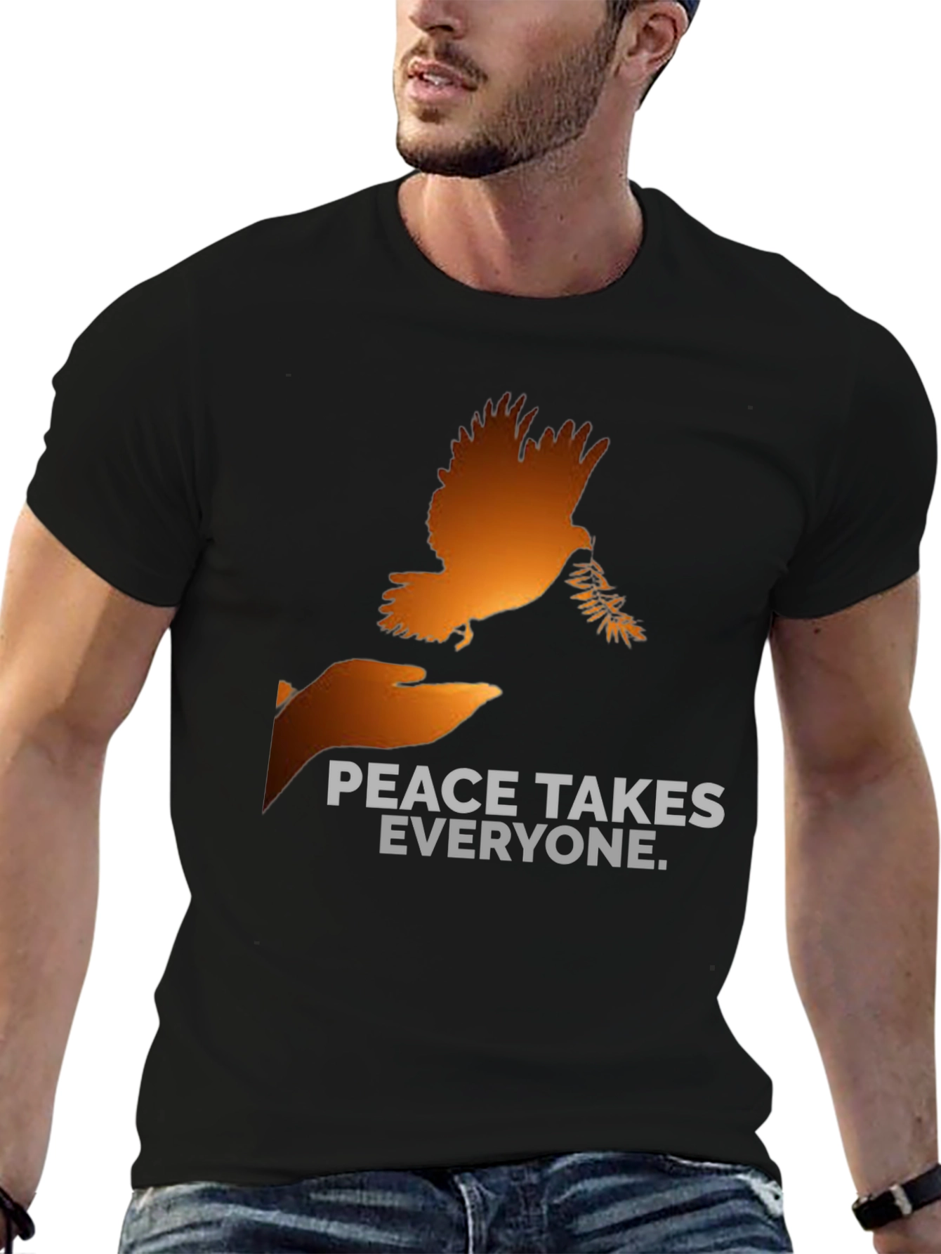 Peace Takes Everyone Graphic T-Shirt