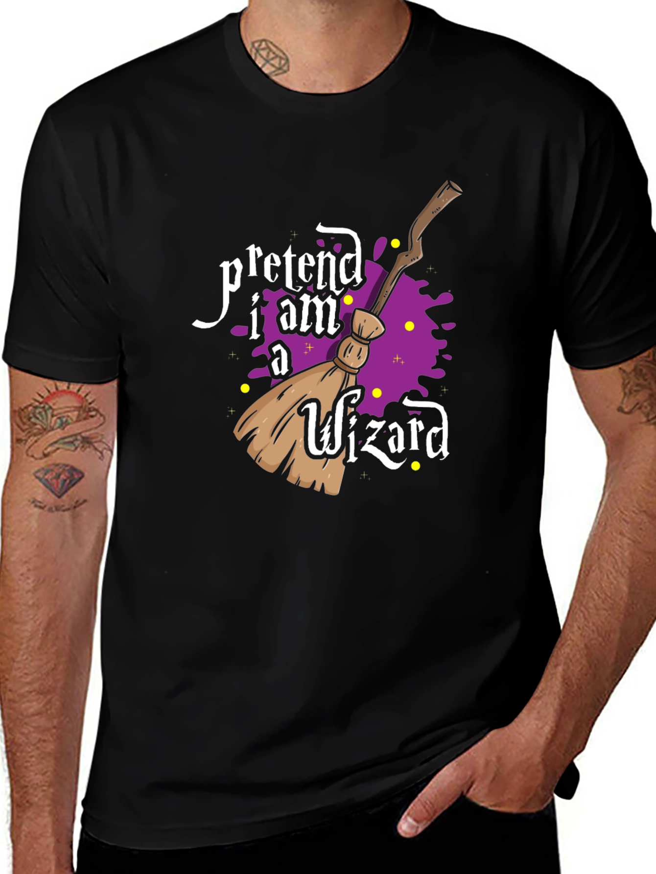 Pretend Im a Wizard Graphic Tee
