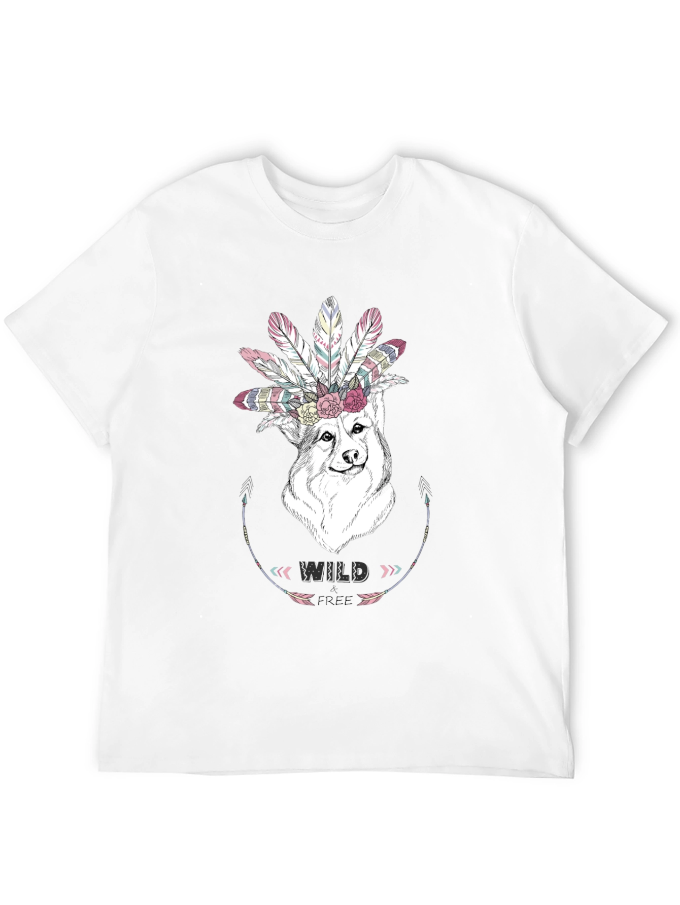 Wild Free Dog Graphic Tee