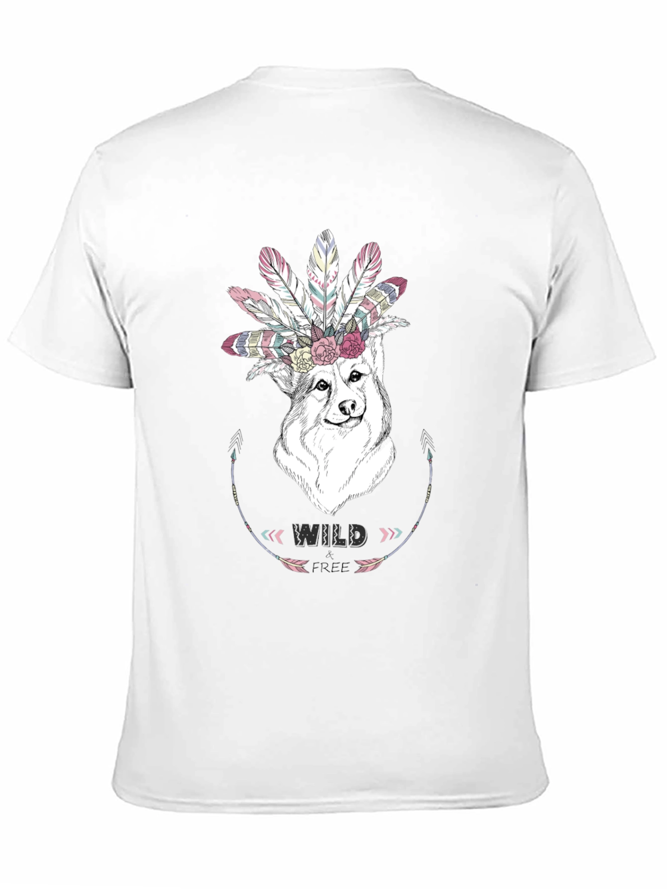 Wild Free Dog Graphic Tee