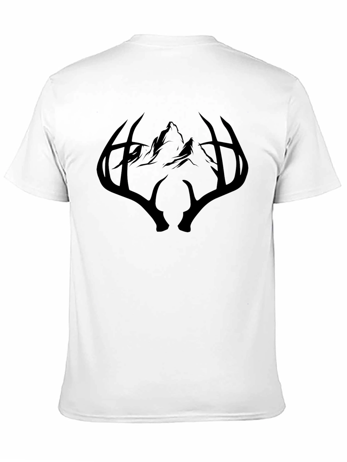 Mountain Antler Graphic Tee - Black