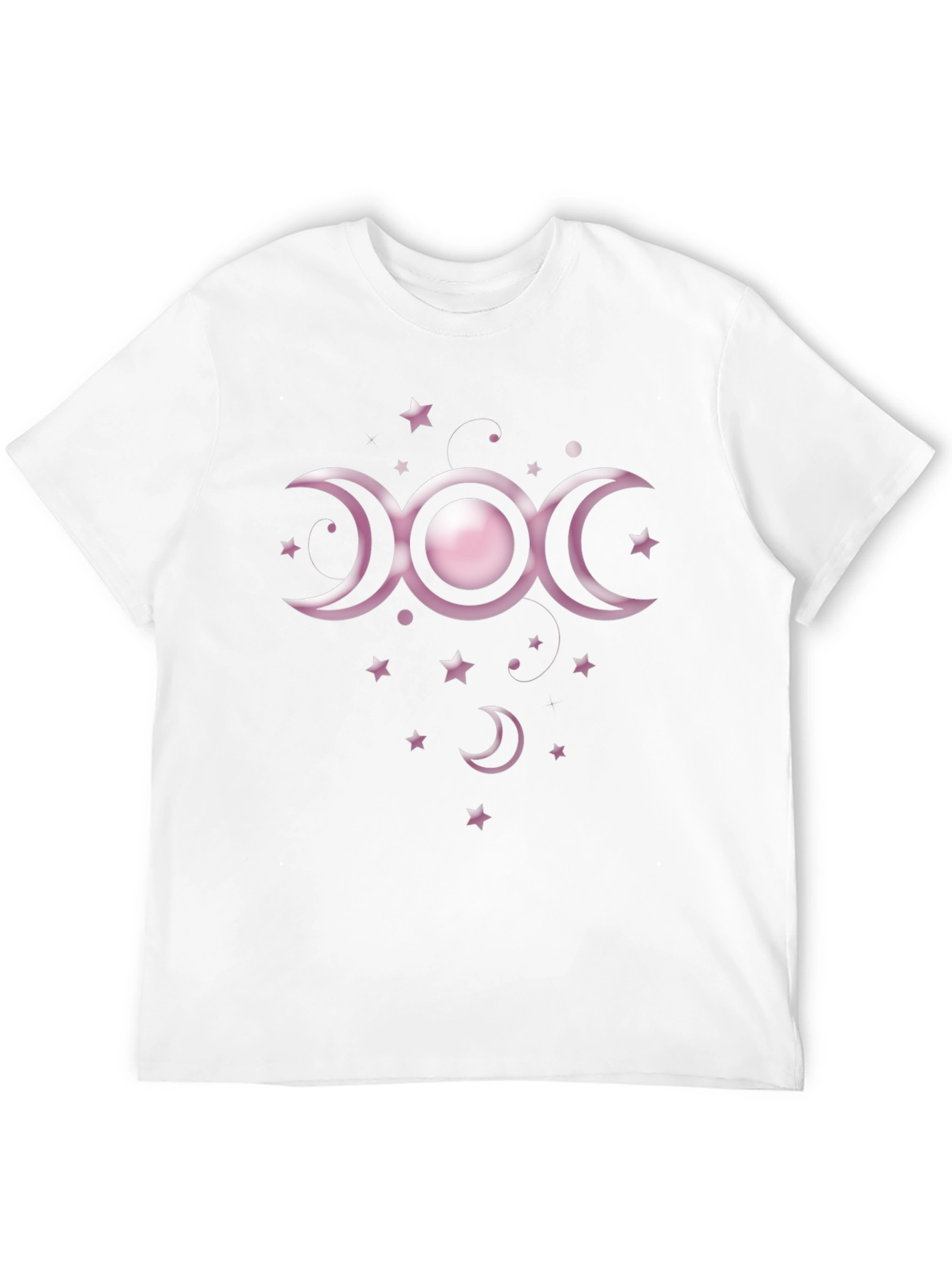 Triple Moon Goddess Black T-Shirt