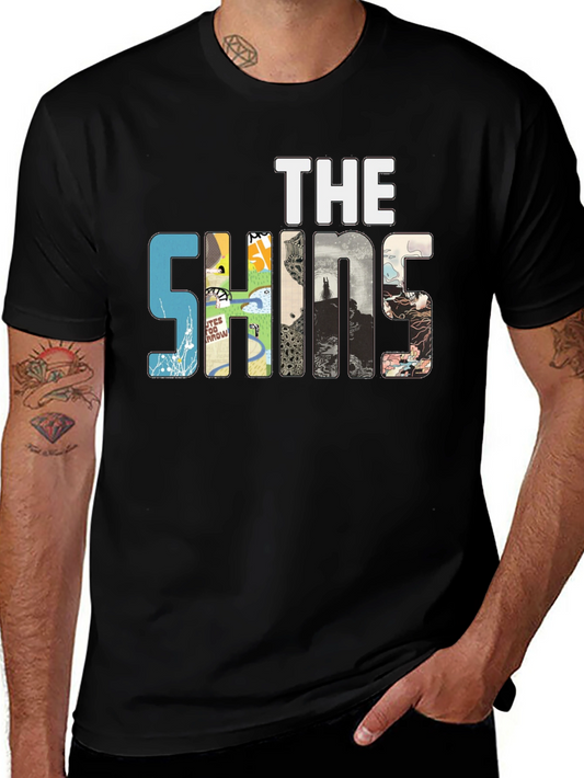 The Shins Band T-Shirt - Black Cotton Tee for Music Lovers