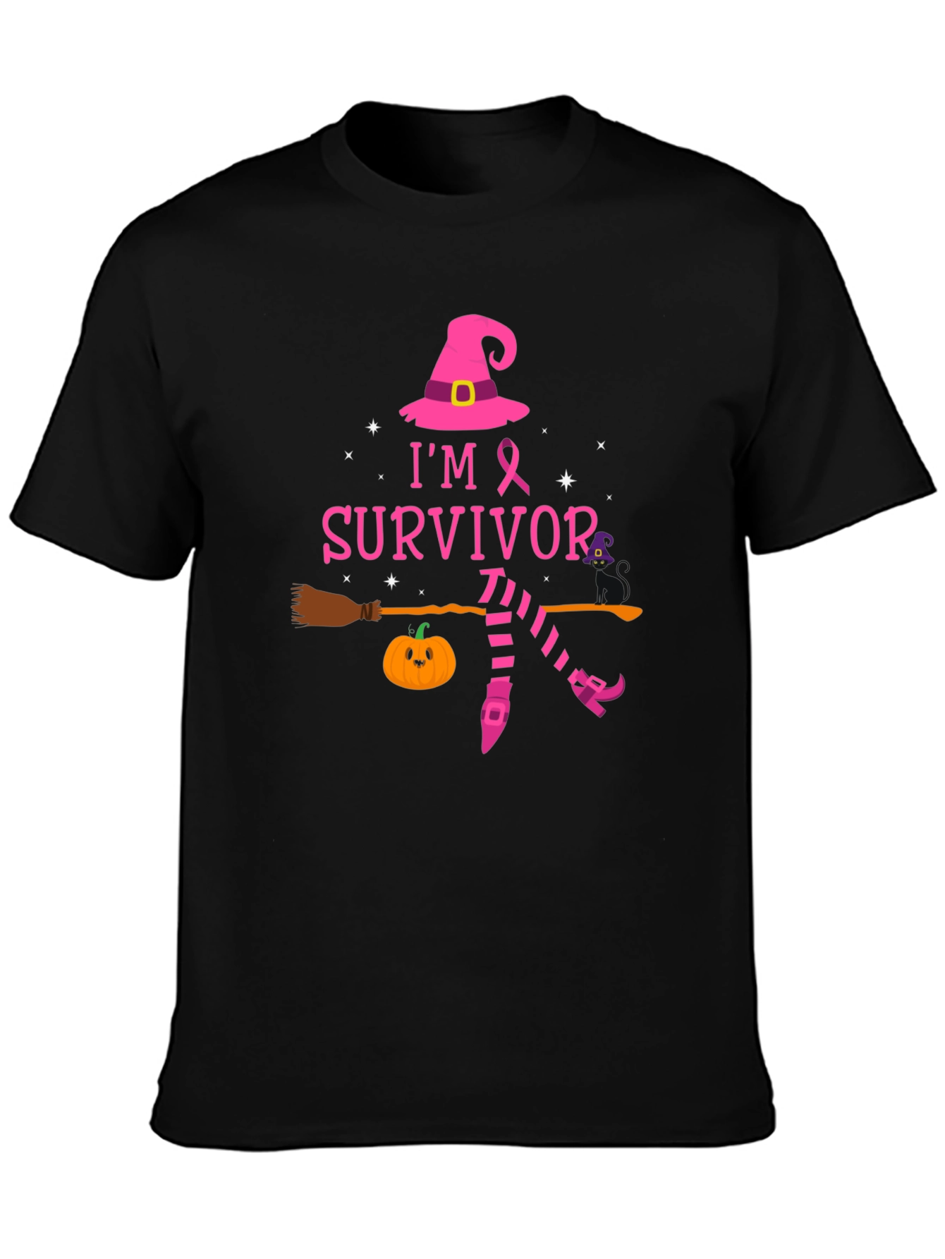 Im a Survivor Breast Cancer Awareness Halloween T-Shirt