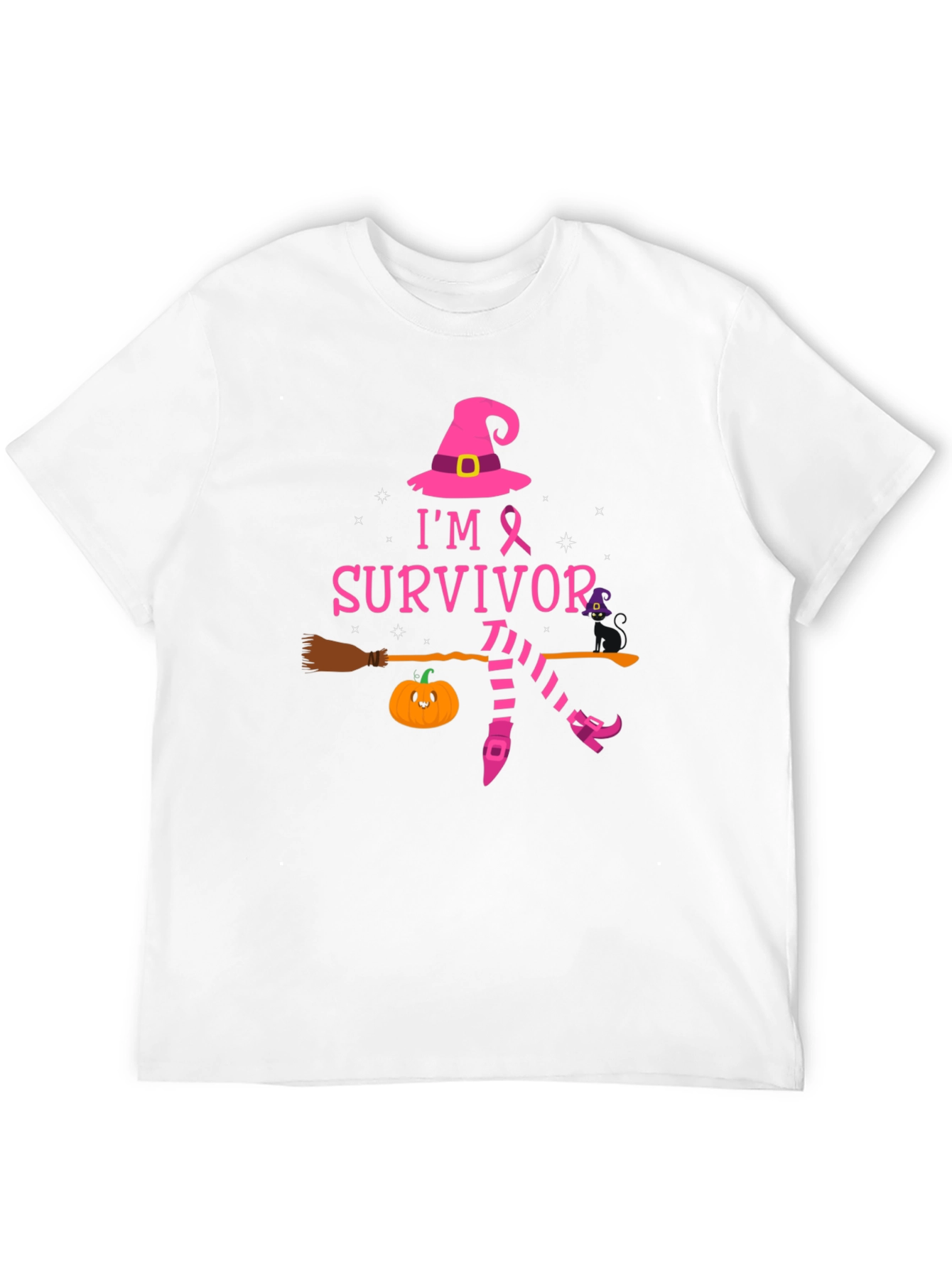 Im a Survivor Breast Cancer Awareness Halloween T-Shirt