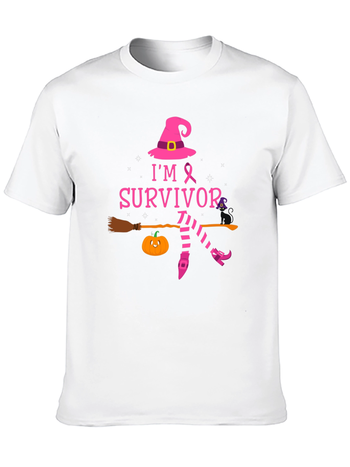 Im a Survivor Breast Cancer Awareness Halloween T-Shirt