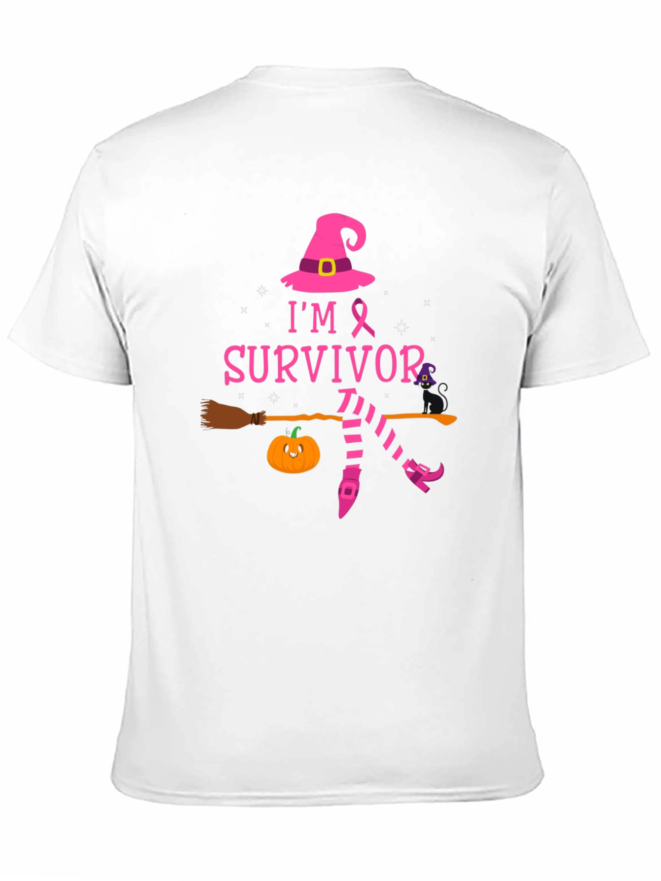 Im a Survivor Breast Cancer Awareness Halloween T-Shirt