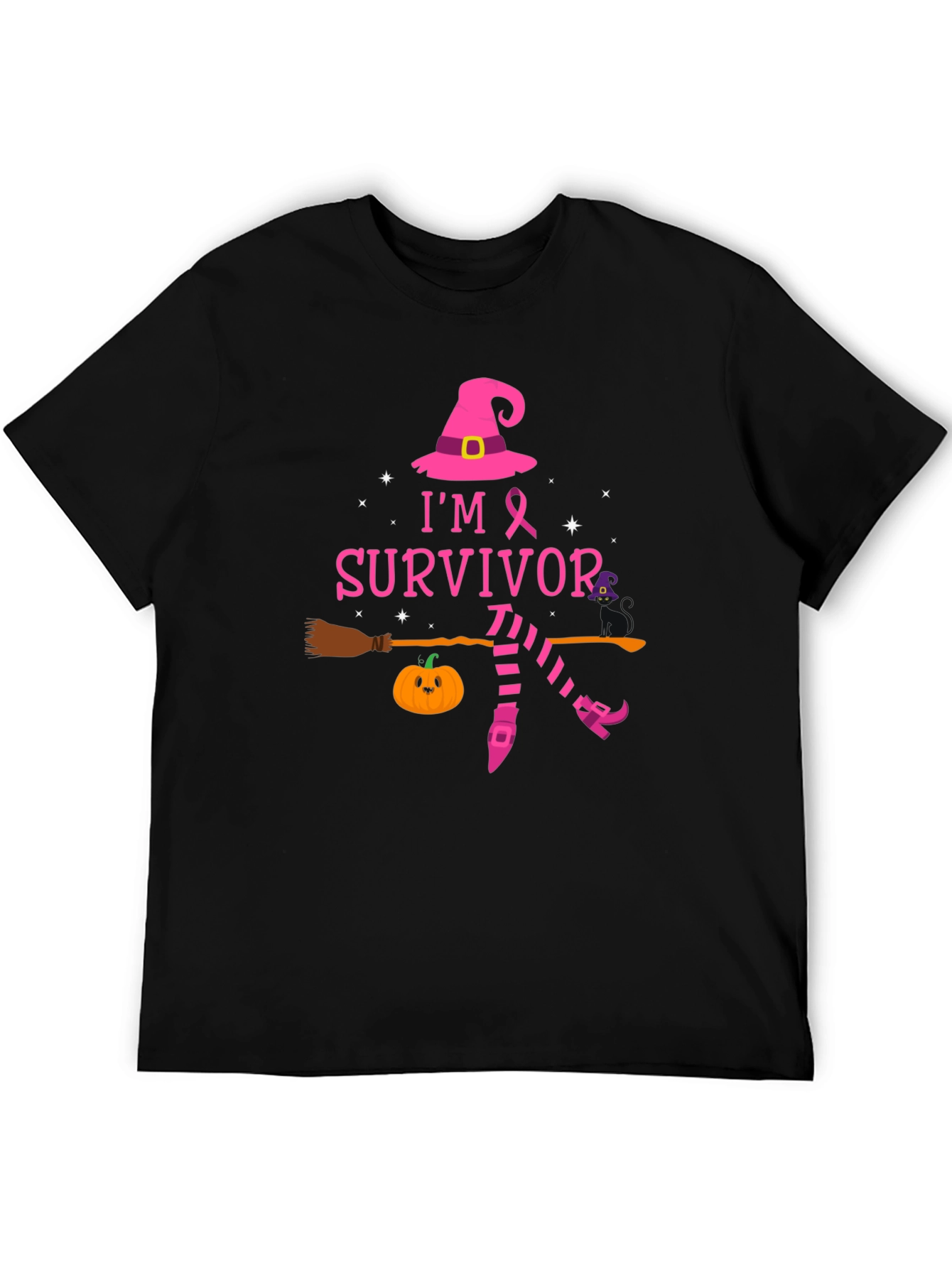 Im a Survivor Breast Cancer Awareness Halloween T-Shirt