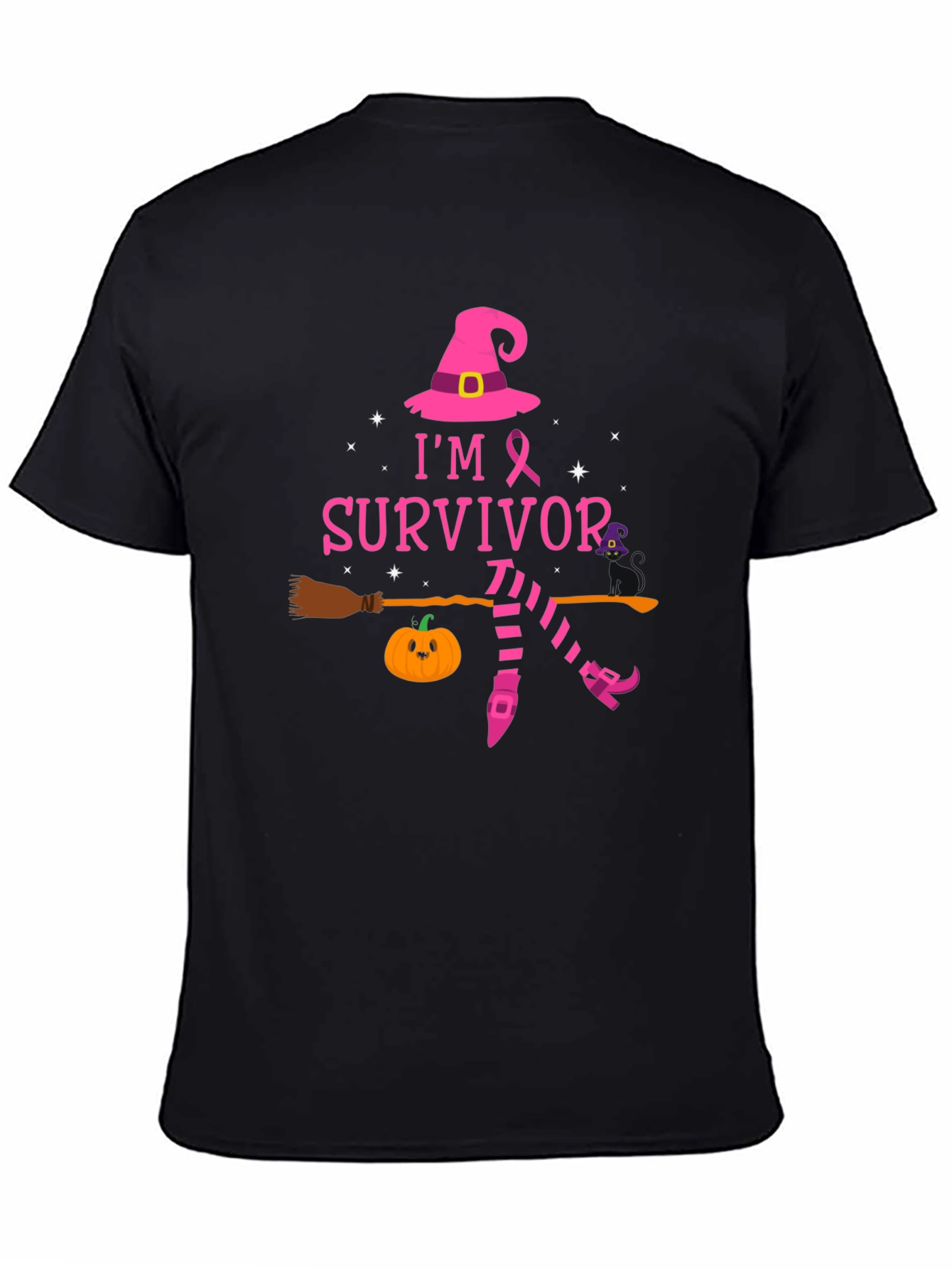 Im a Survivor Breast Cancer Awareness Halloween T-Shirt