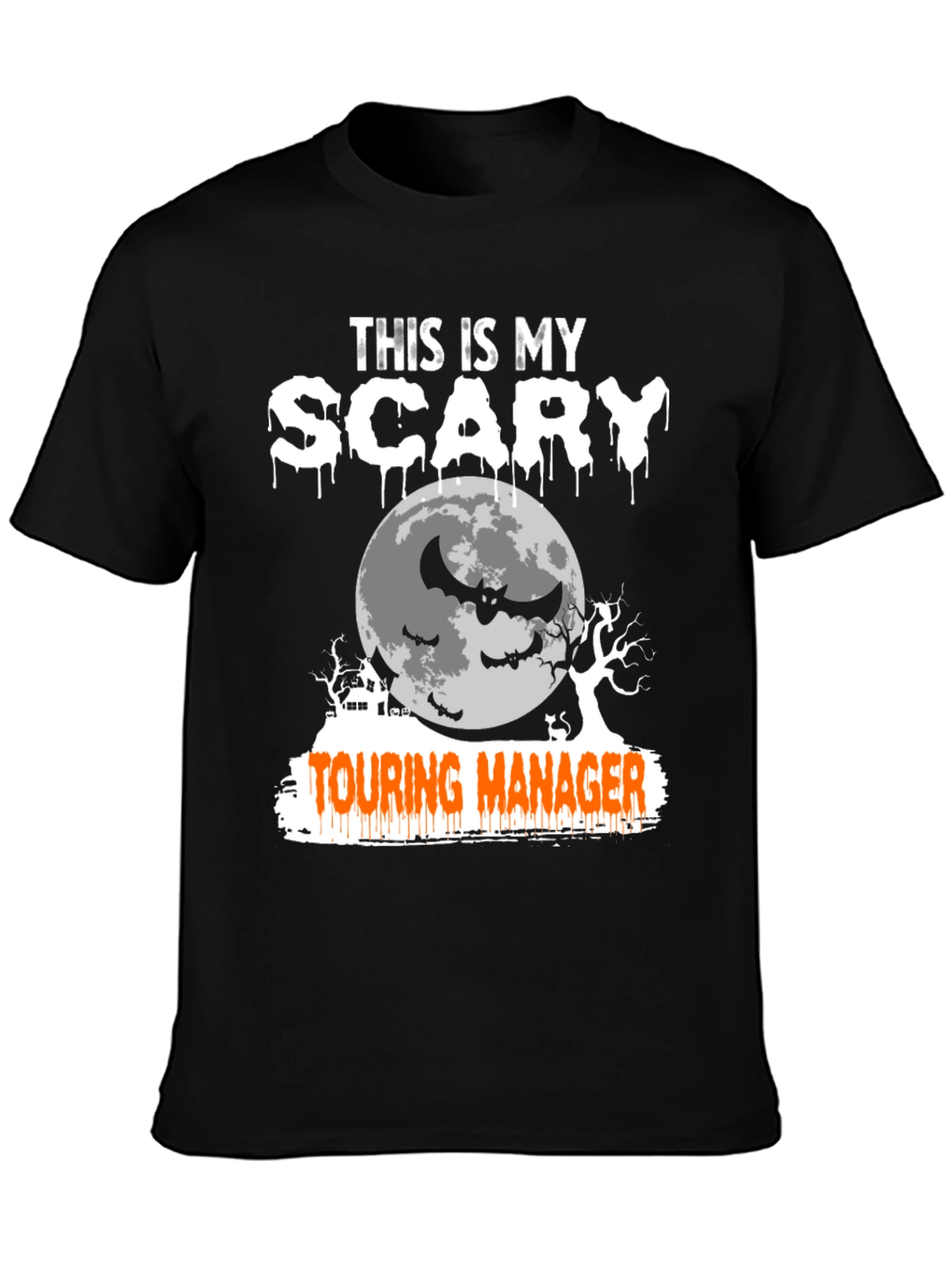 Scary Touring Manager Halloween T-Shirt