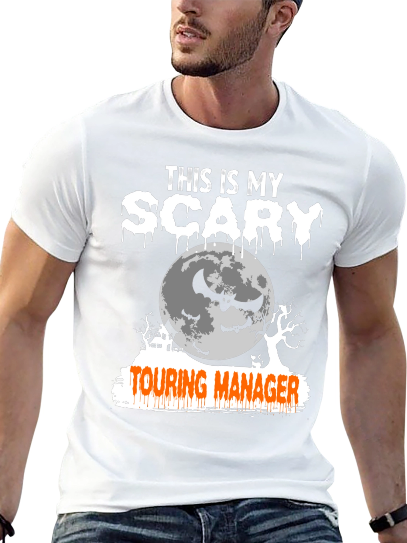 Scary Touring Manager Halloween T-Shirt