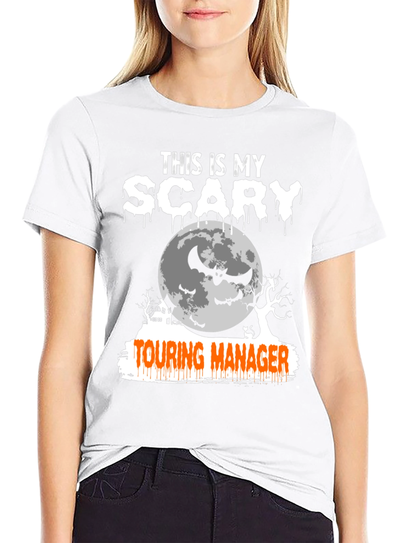 Scary Touring Manager Halloween T-Shirt