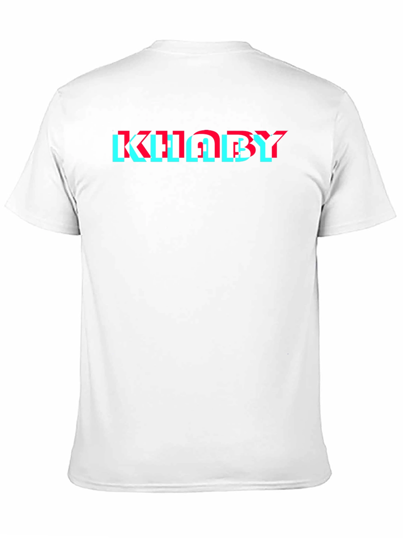 Khaby Glitch Graphic Tee - Black Cotton T-Shirt